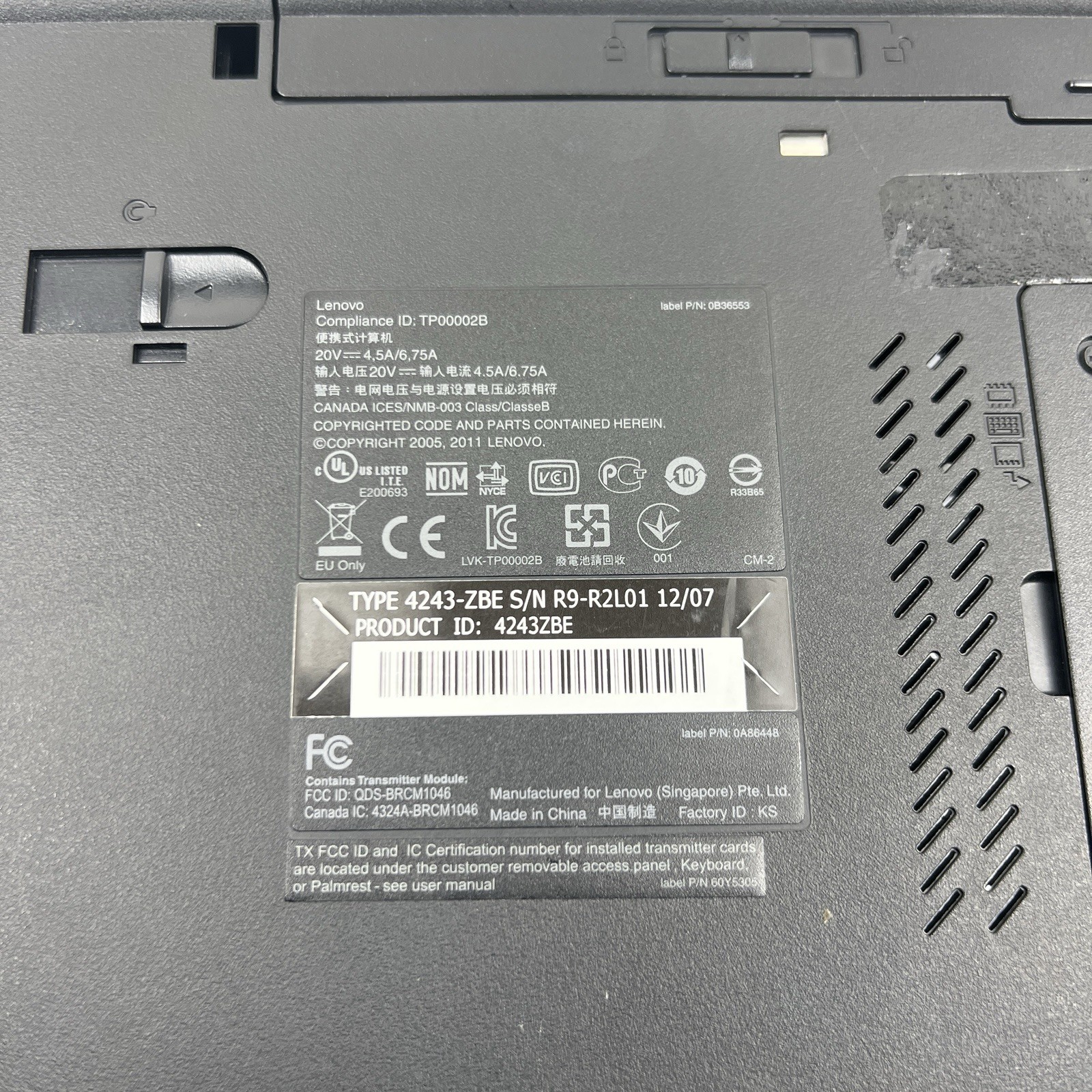 Lenovo ThinkPad T520 Intel i7-2640M 8GB 500GB HDD Win 11 w/ Charger|ELP102, READ