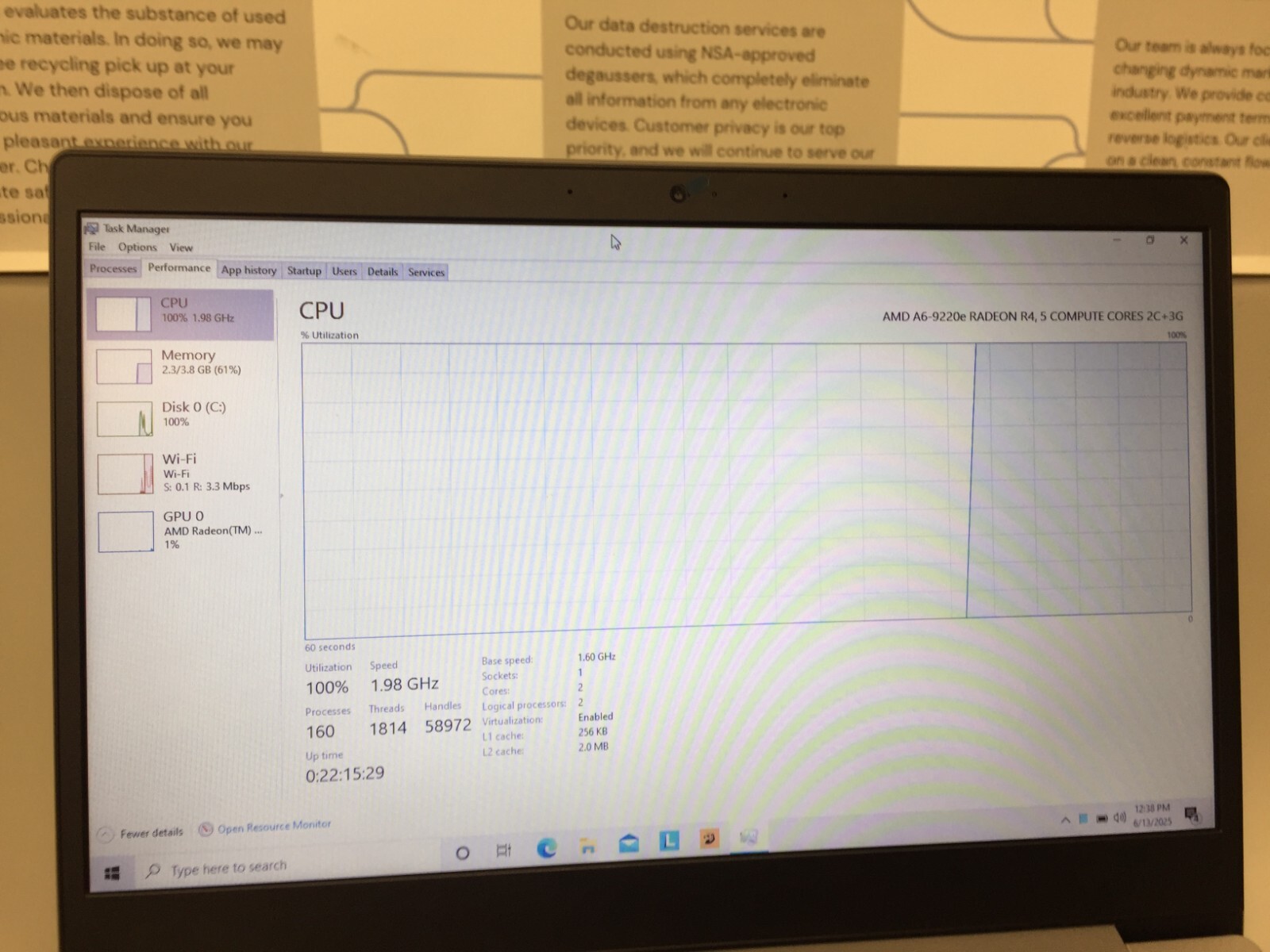 Lenovo IdeaPad Slim 1-14AST-05 14″ AMD A6-9220e | 4GB RAM 64GB SSD WIN 10 HOME