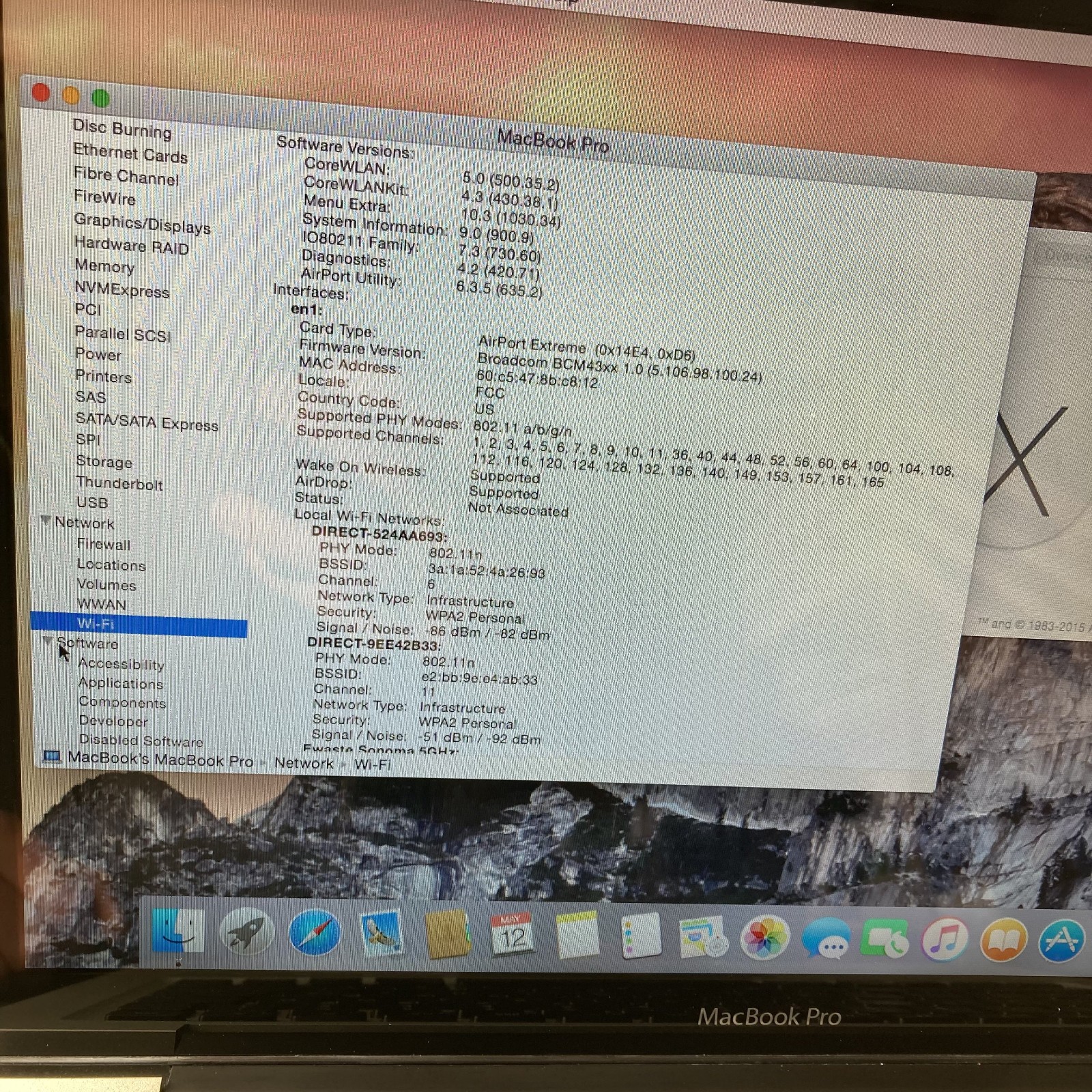 Apple MacBook Pro 13″ A1278 i5-2415M 2.3GHz 8GB RAM 750GB HDD MacOs Yosemite