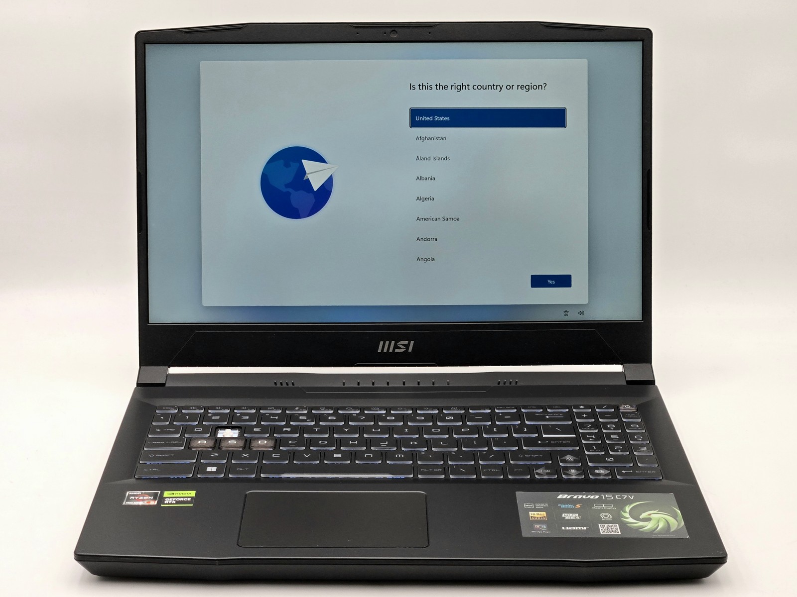 MSI Bravo 15 C7VE 15″ FHD RYZEN 5 7535HS WITH RADEON GRAPHICS 512GB SSD 16GB