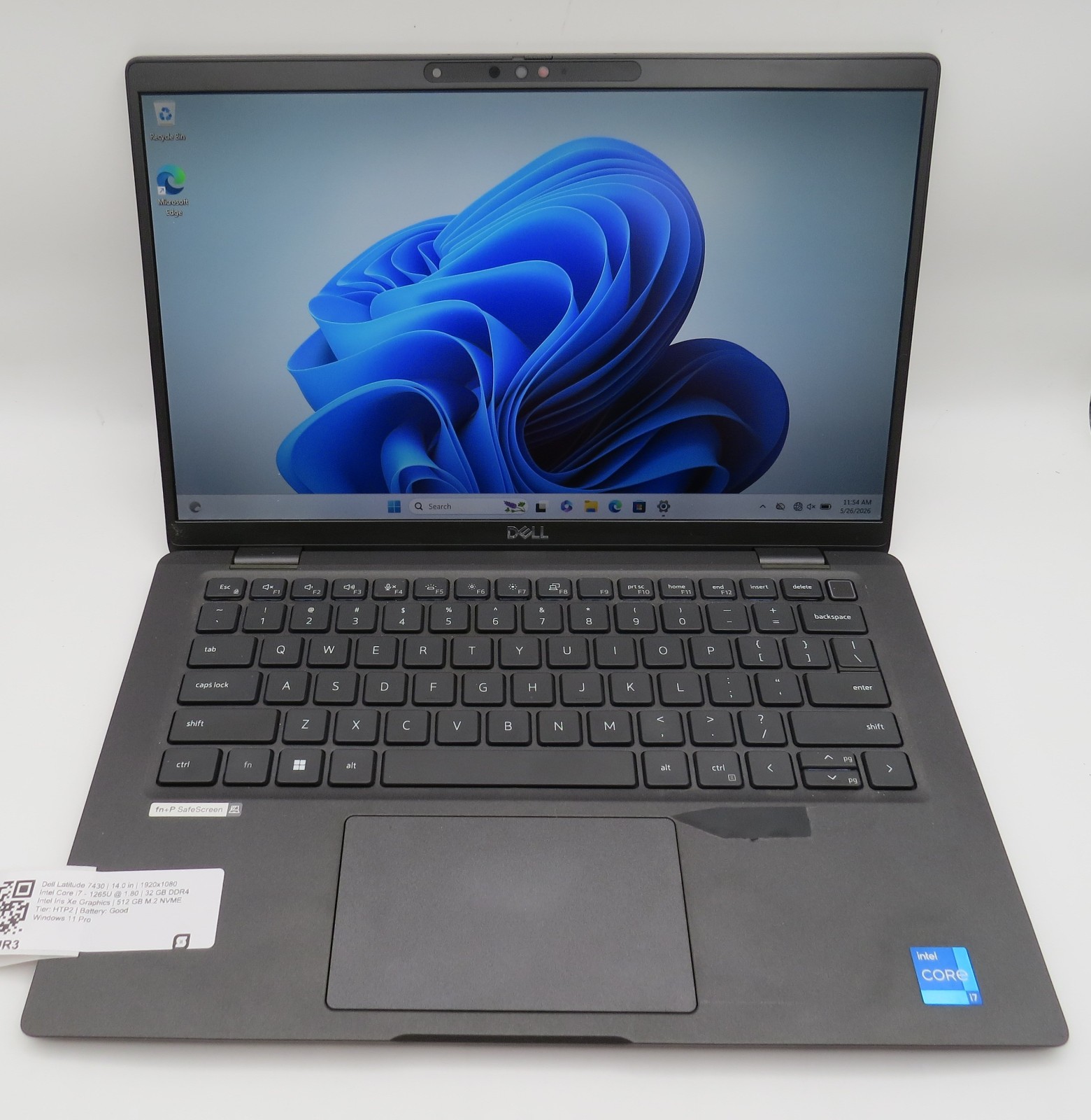 Dell Latitude 7430 i7-1265U @ 1.8GHz 32GB / 512GB m2 14″ Touch Win11