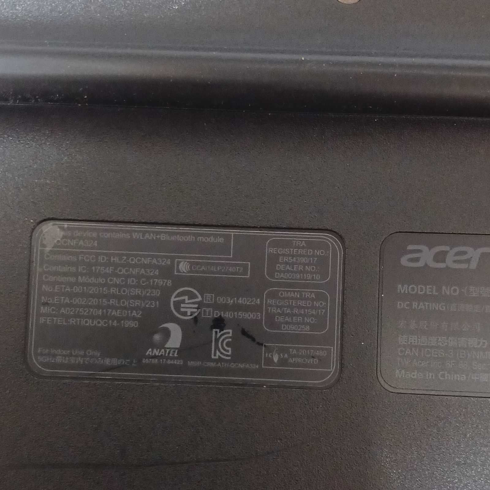Acer C722-K4CN Chromebook Intel Celeron 11.6 in Black Chrome OS Notebook PARTS