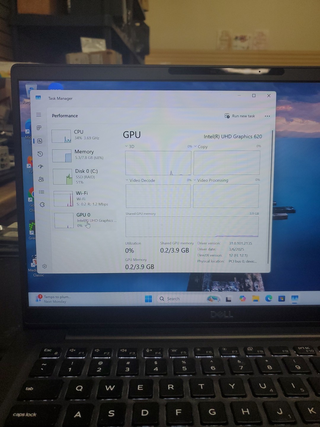 Dell Latitude 7400 14″ i5-8365U 8GB 256gb SSD Laptop W11P 122425-2