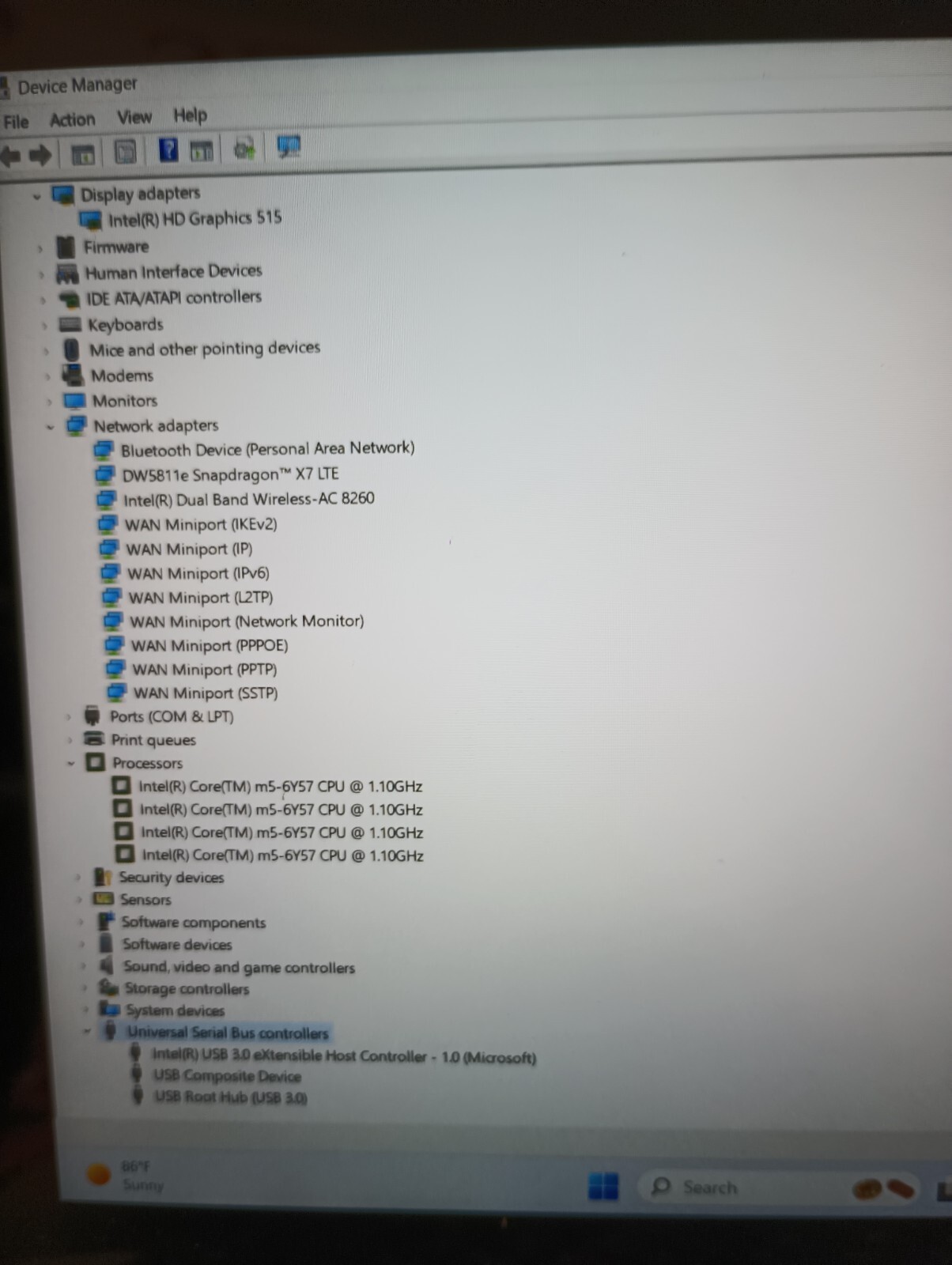 6071Latitude 5175w/charger.m5-6Y57.4GB.128GB SSD.10.6″FHD Touch.KB/Touchpad.Nice