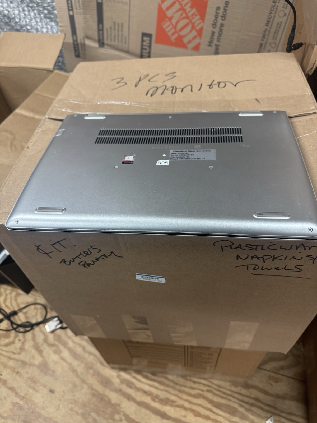 HP ProBook 450 G7 15.6″ i5, 10th gen,8GB 256GB SSD Win 11 Pro