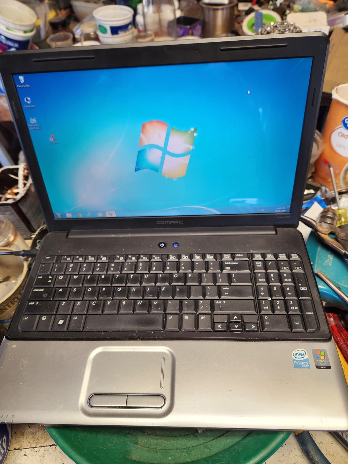 Compaq Presario CQ60-211DX Intel Celeron 585 2.16GHz 2 GB, Works Great, Batt. de