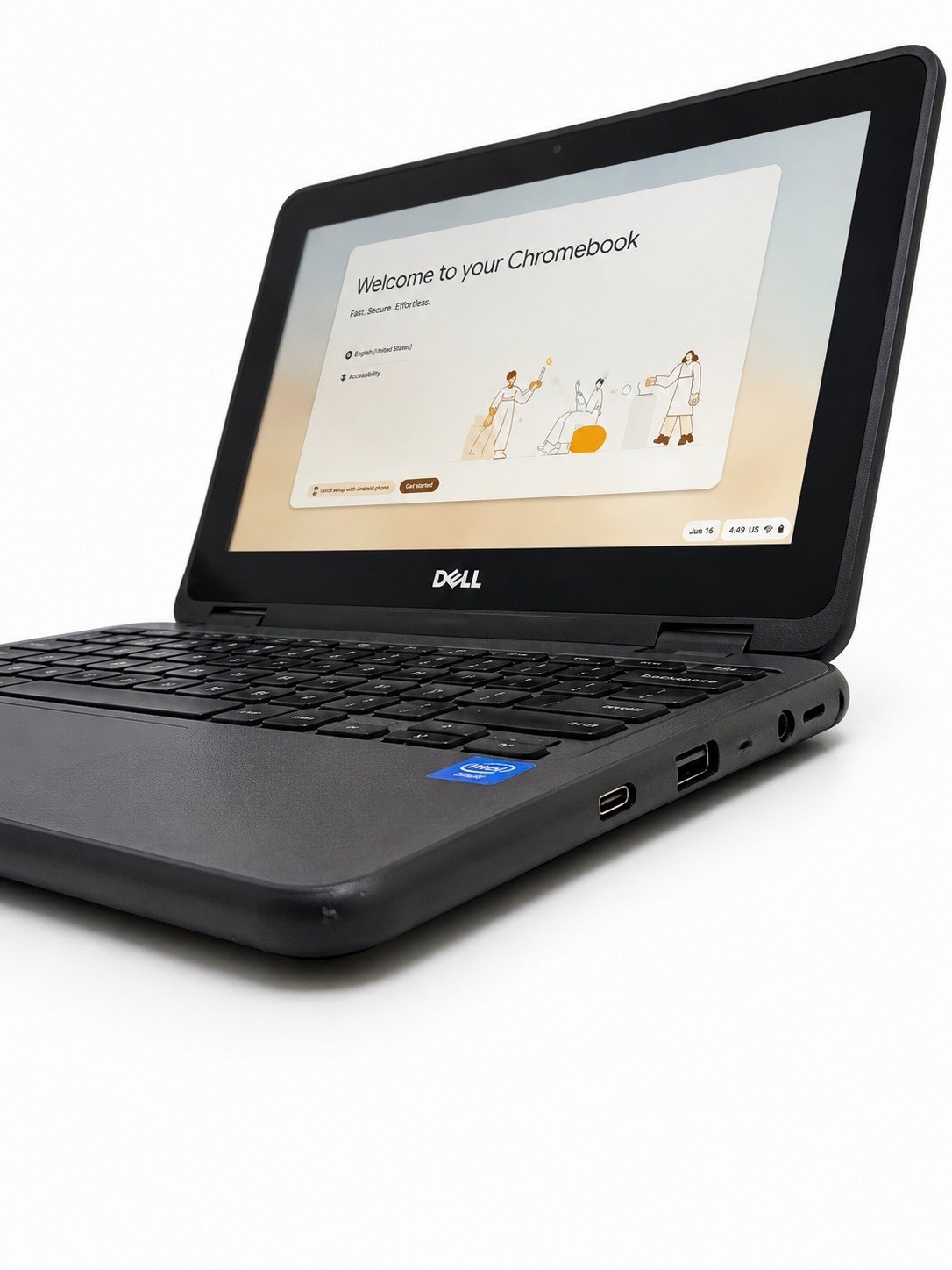Dell Chromebook 3100 2-in-1 Touchscreen 11.6” N4020 4GB 32GB + NEW Charger
