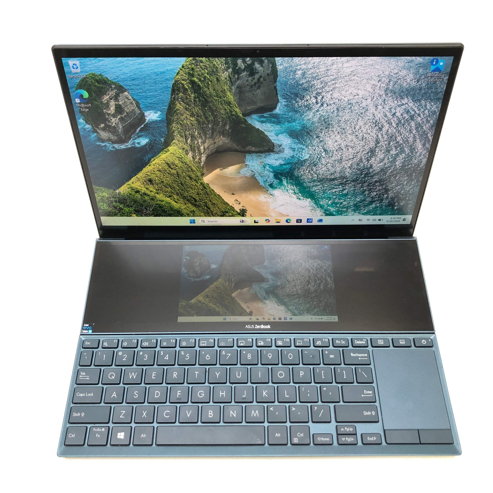 Asus Zenbook Duo 14 UX482EAR 14″ i5-1155G7 2.5GHz 8GB RAM 512GB SSD