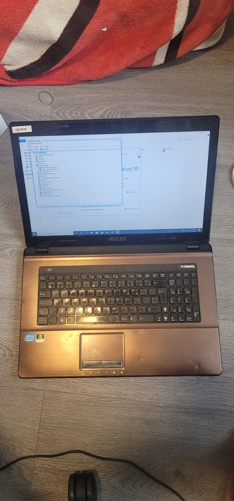 Asus K73S Intel Core i5 2410M @2.30GHz 6GB RAM 250GB – 15.6inch 051023A