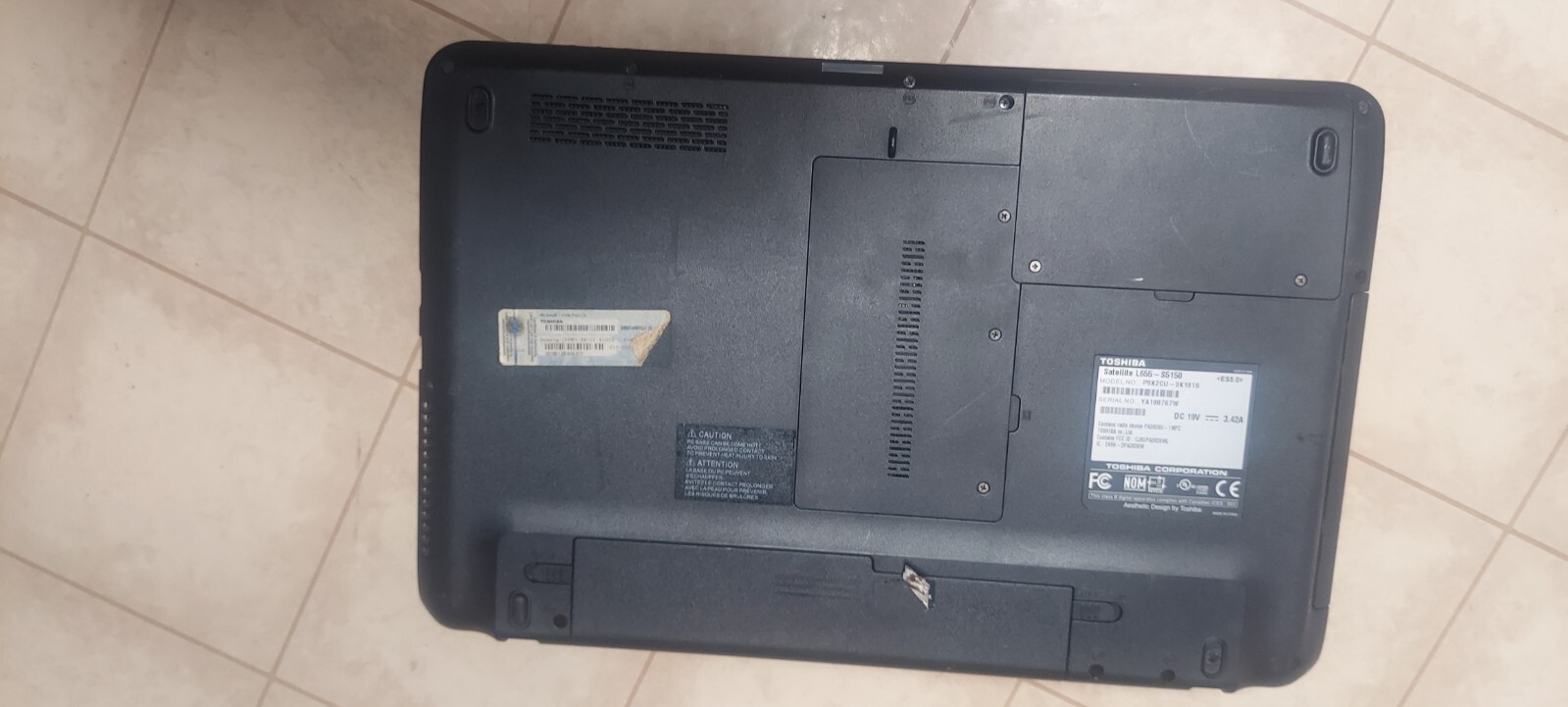 Toshiba Satellite L655-S5150 15″