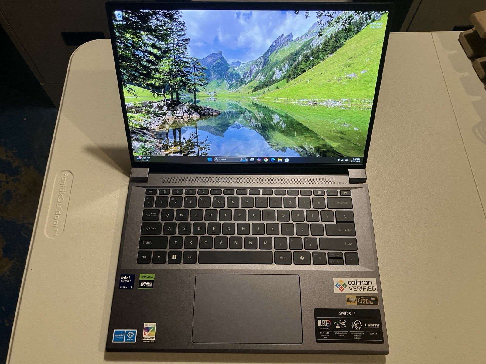 Acer Swift X 14 Laptop 14.5″ OLED RTX4060 16GB 1TB Intel Core Ultra 7 155H