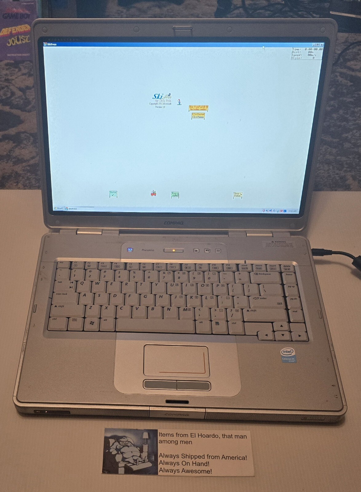 Compaq Presario C500 Intel Celeron M 520 1.60 GHz 512MB RAM 80GB HDD Win XP Fun!