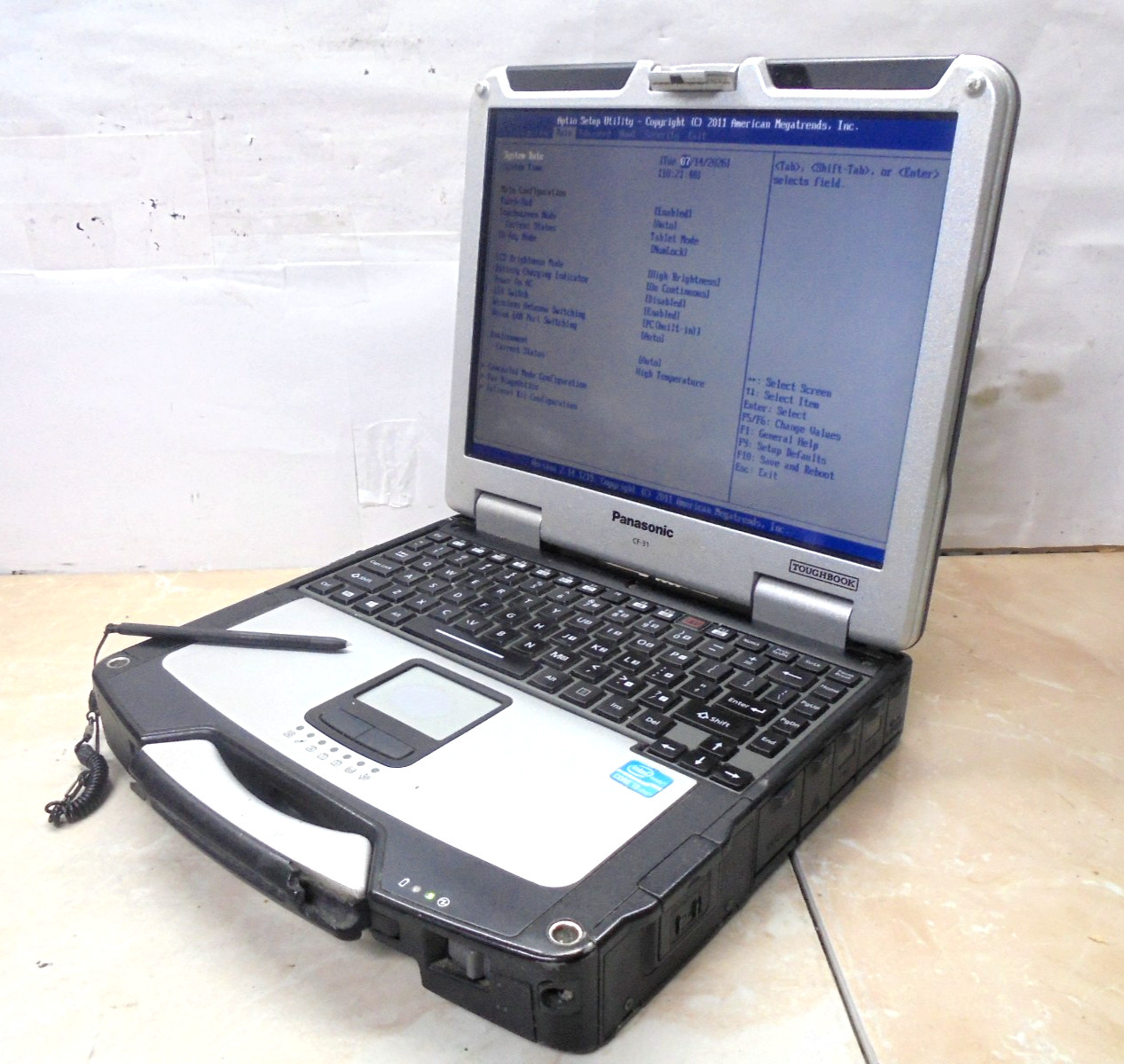 Panasonic Toughbook CF-31 MK4,i5-3340M @2.7GHz. NO HDD,NO caddy & NO Power Adapt