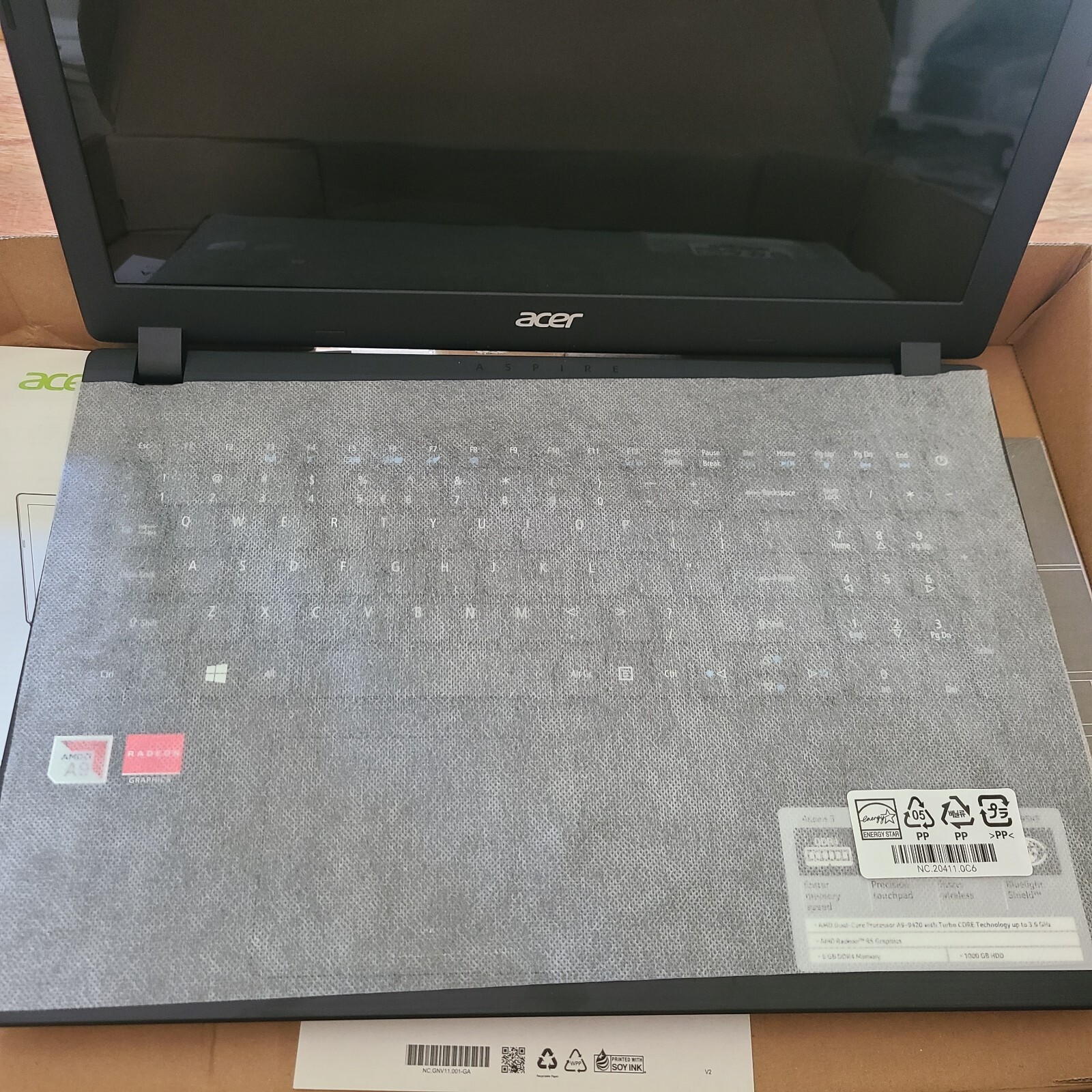 Acer Aspire 3 A315-21-95KF 15.6″ (1 TB, AMD A9 3.40 GHz, 6 GB) Laptop – Black