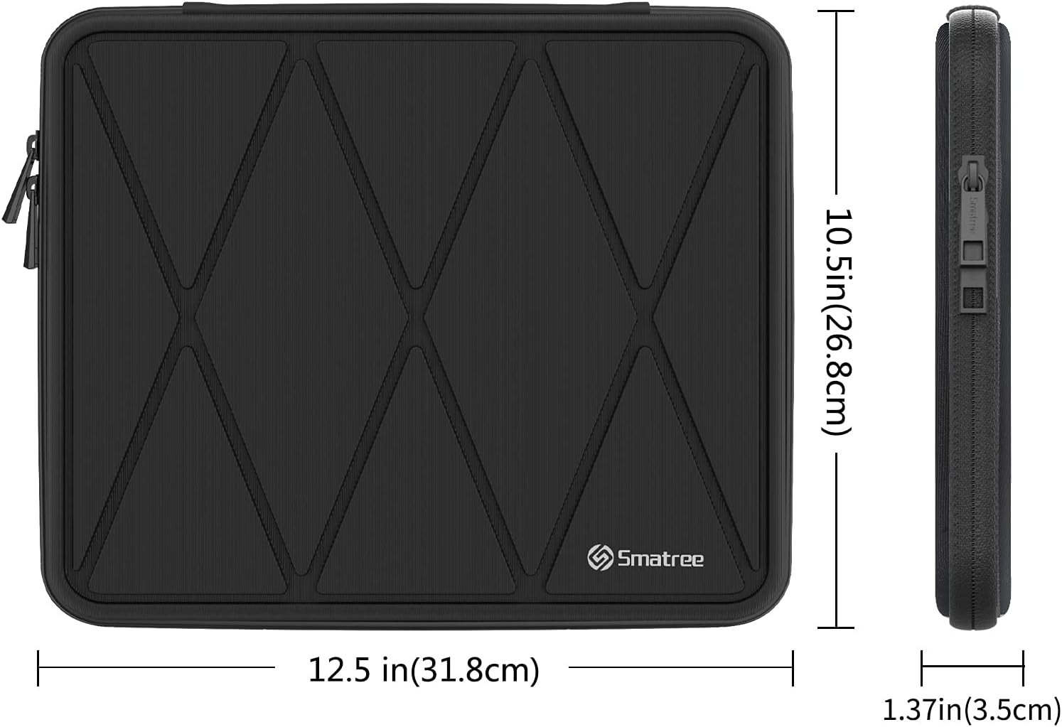 iPad Air M3 2025, New iPad Pro/Air 2024, 12.9inch iPadPro 2021 Hard Shell Case