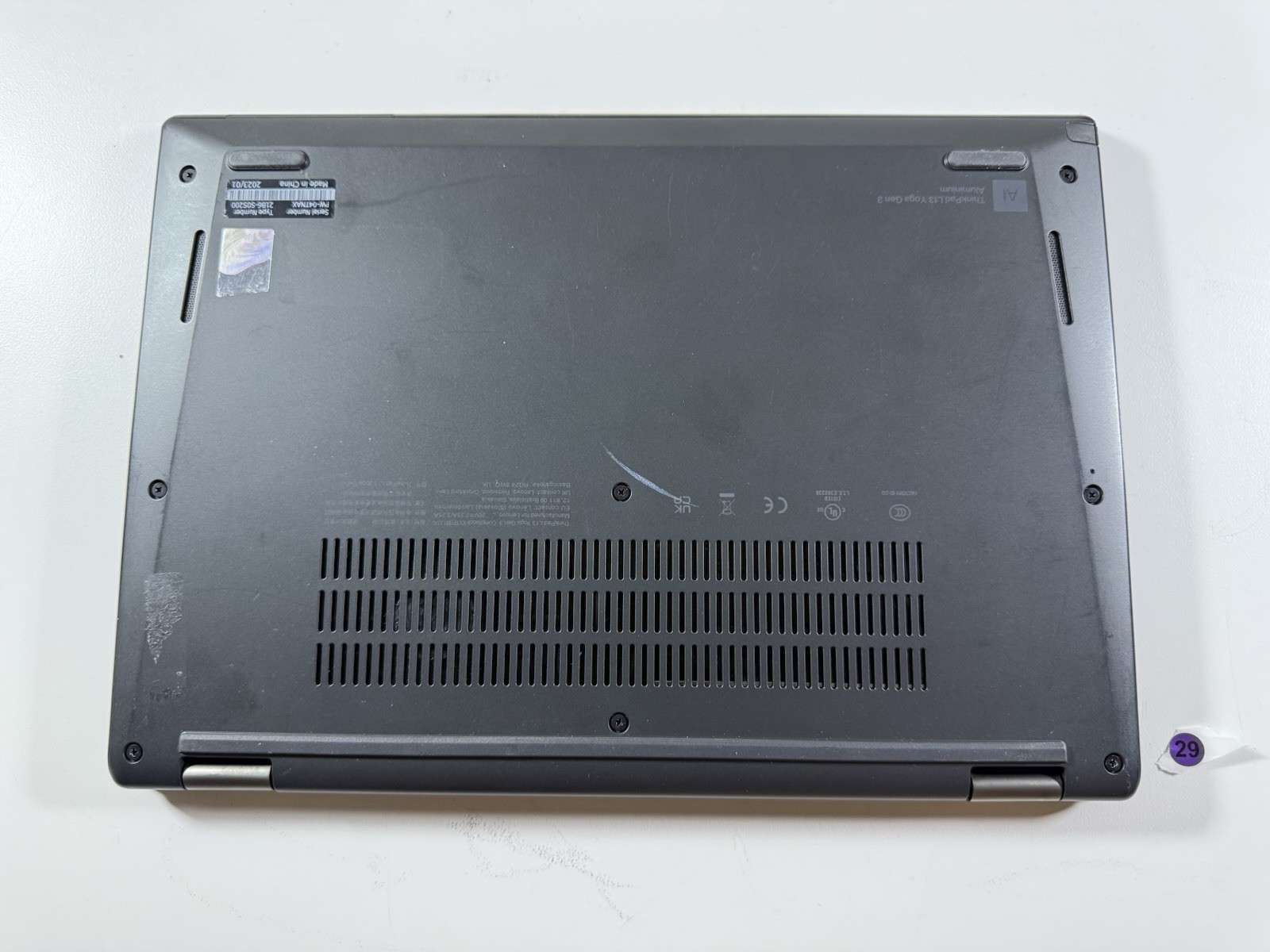 Lenovo ThinkPad L13 Yoga Gen 3 – i5-1245U 1.6GHz – 16Gb – NO SSD NO OS READ”