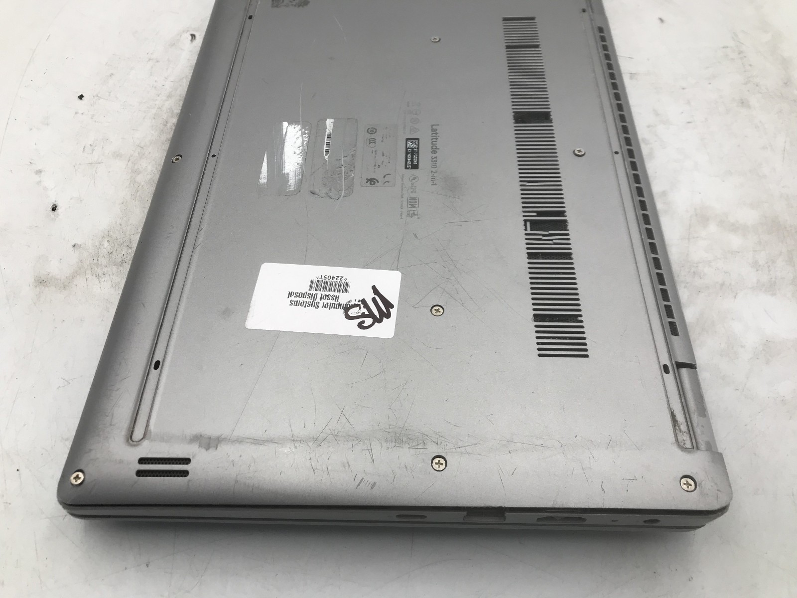 DELL LATITUDE 3310 – FOR PARTS/REPAIR – INTEL I3 8TH GEN – NO RAM -READ DESC- BB