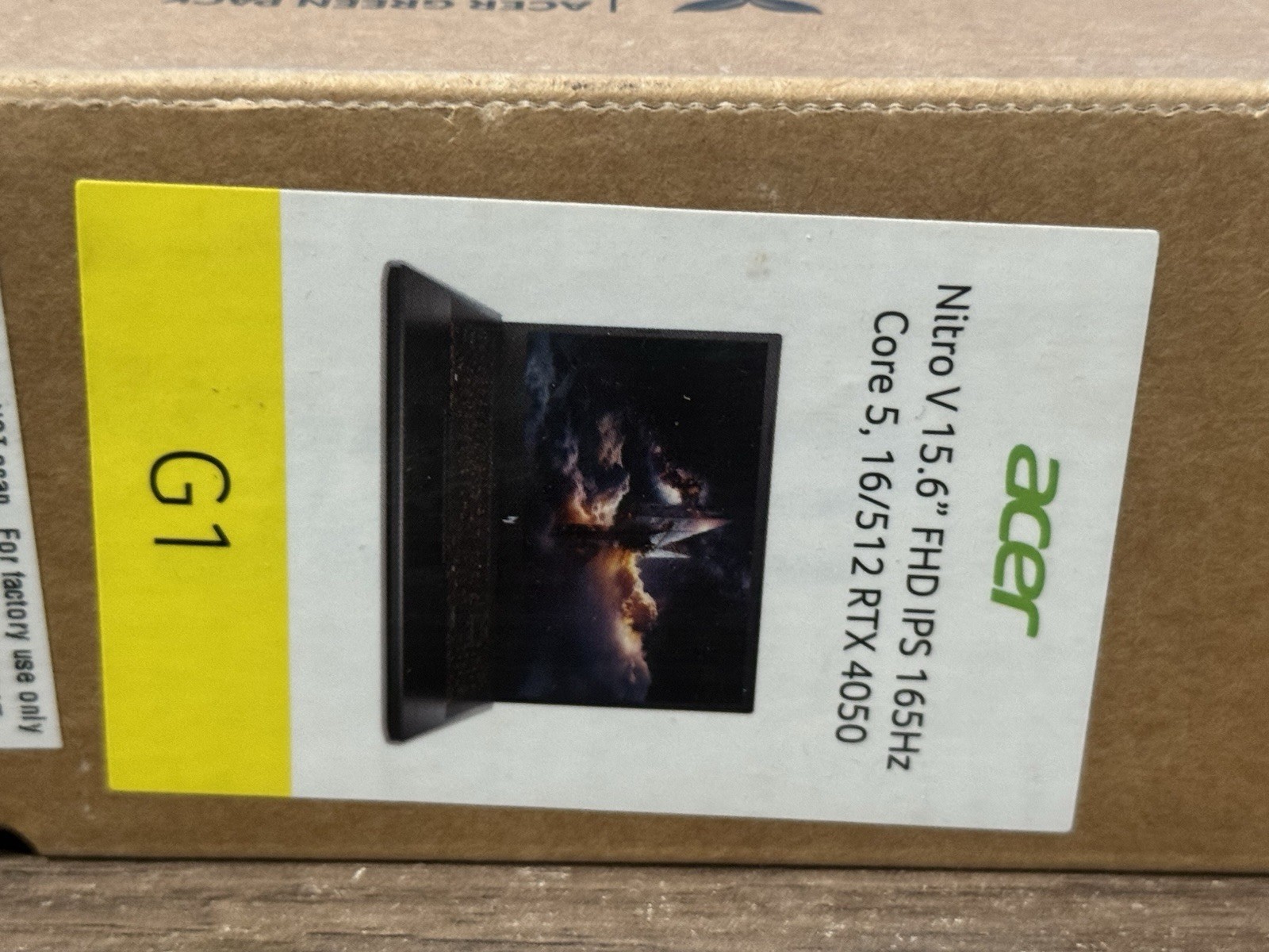 Acer Nitro V 15 Laptop -Intel Core 5 – Geforce RTX 4050 – 16GB DDR5 – New Sealed