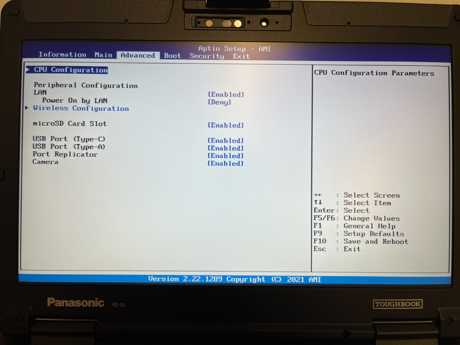 Brand new – Panasonic Toughbook FZ-55 13th Gen i5 16GB 512GB NVMe 0 Hours Rugged