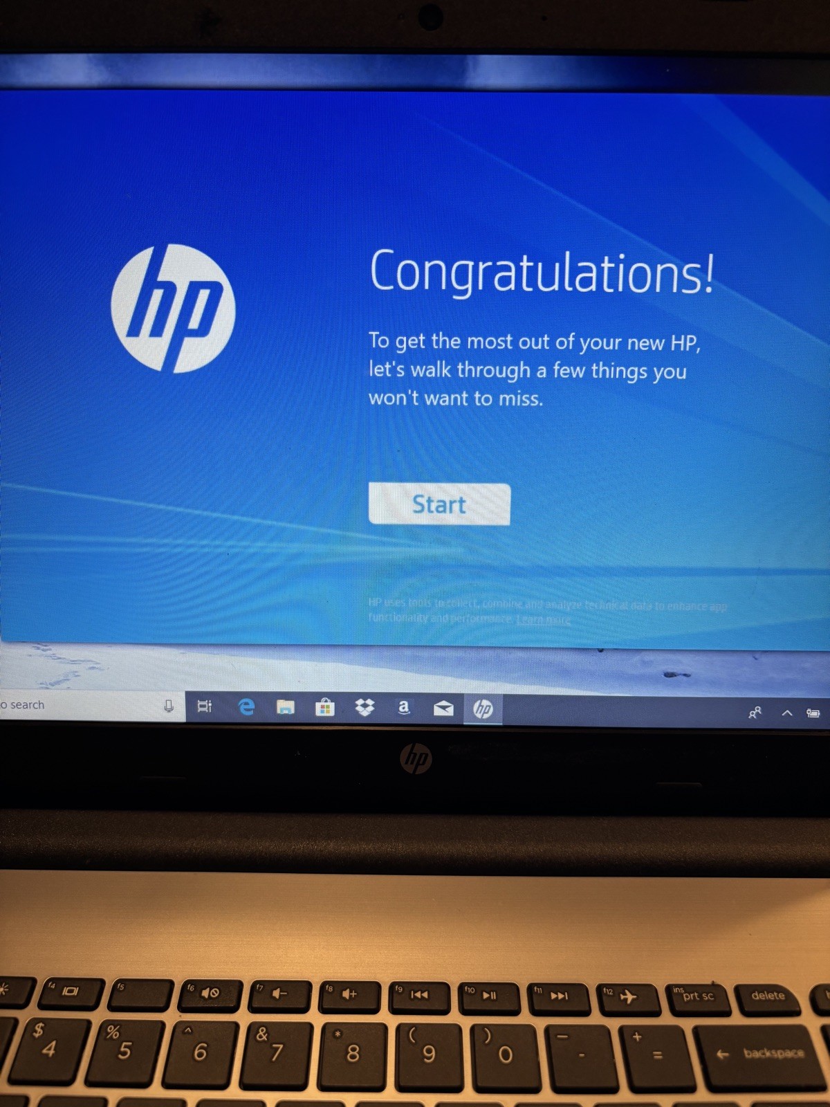 HP notebook Intel Core i5 Inside Laptop Windows 10 Touchscreen Damage