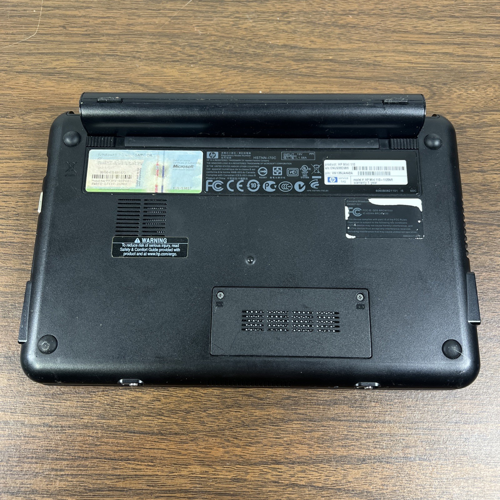 HP Mini 110 Laptop 10″ Intel Atom N270 1.6GHz 2GB RAM 160GB Linux Mint Cinnamon