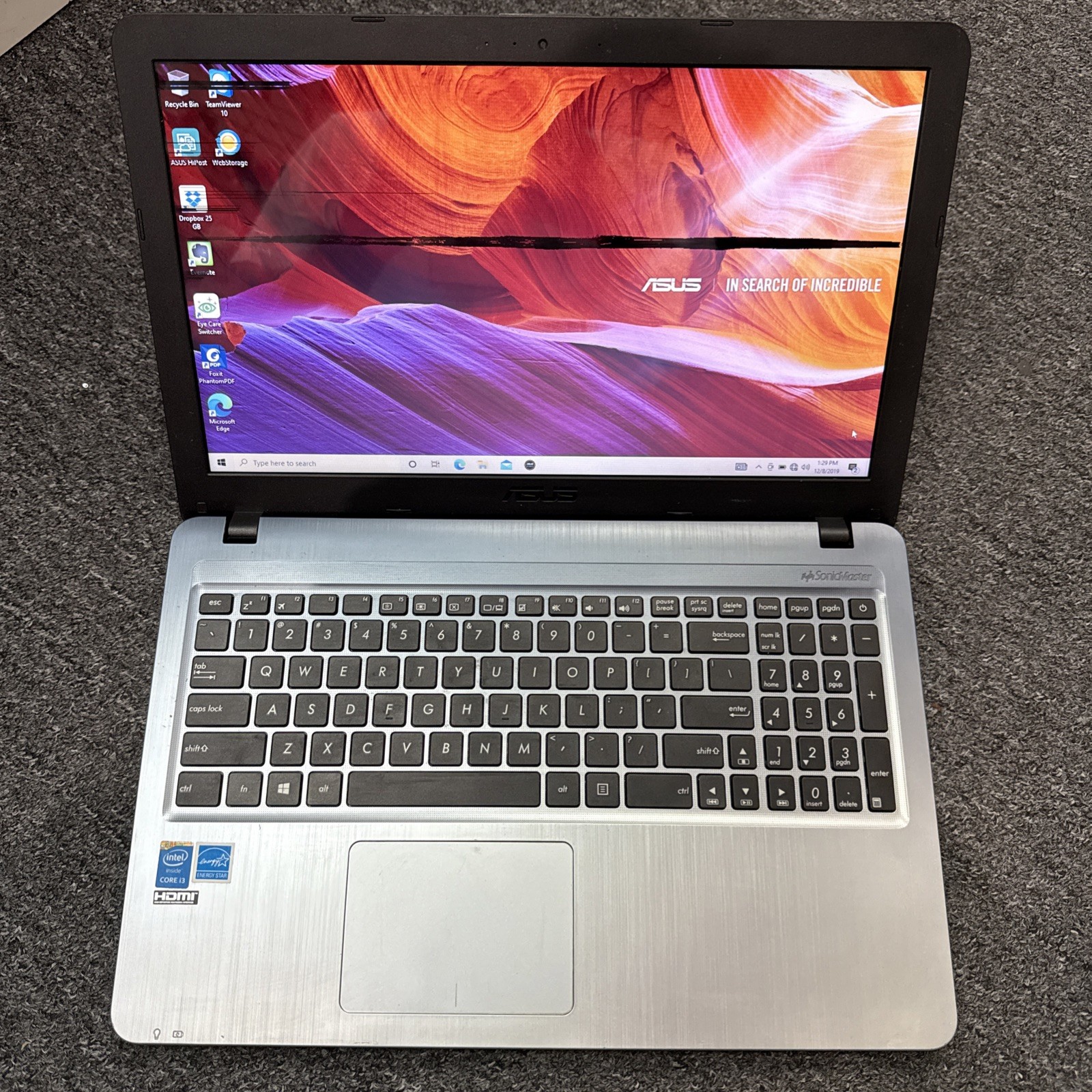 asus x540l sonicmaster Screen Issue ￼no 🔌