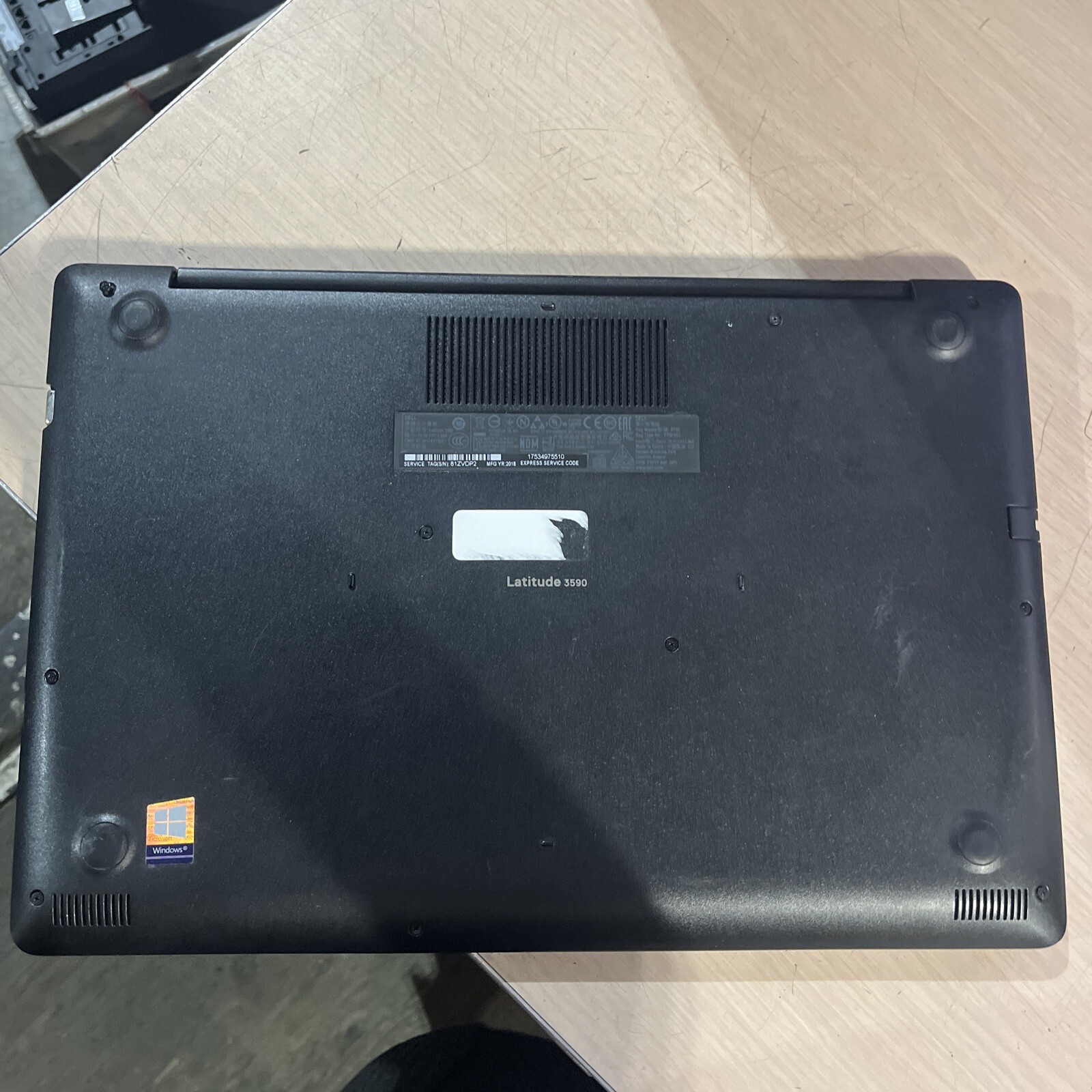 DELL LATITUDE 3590 INTEL CORE I3-6006U 2.00GHZ 8GB RAM NO HD