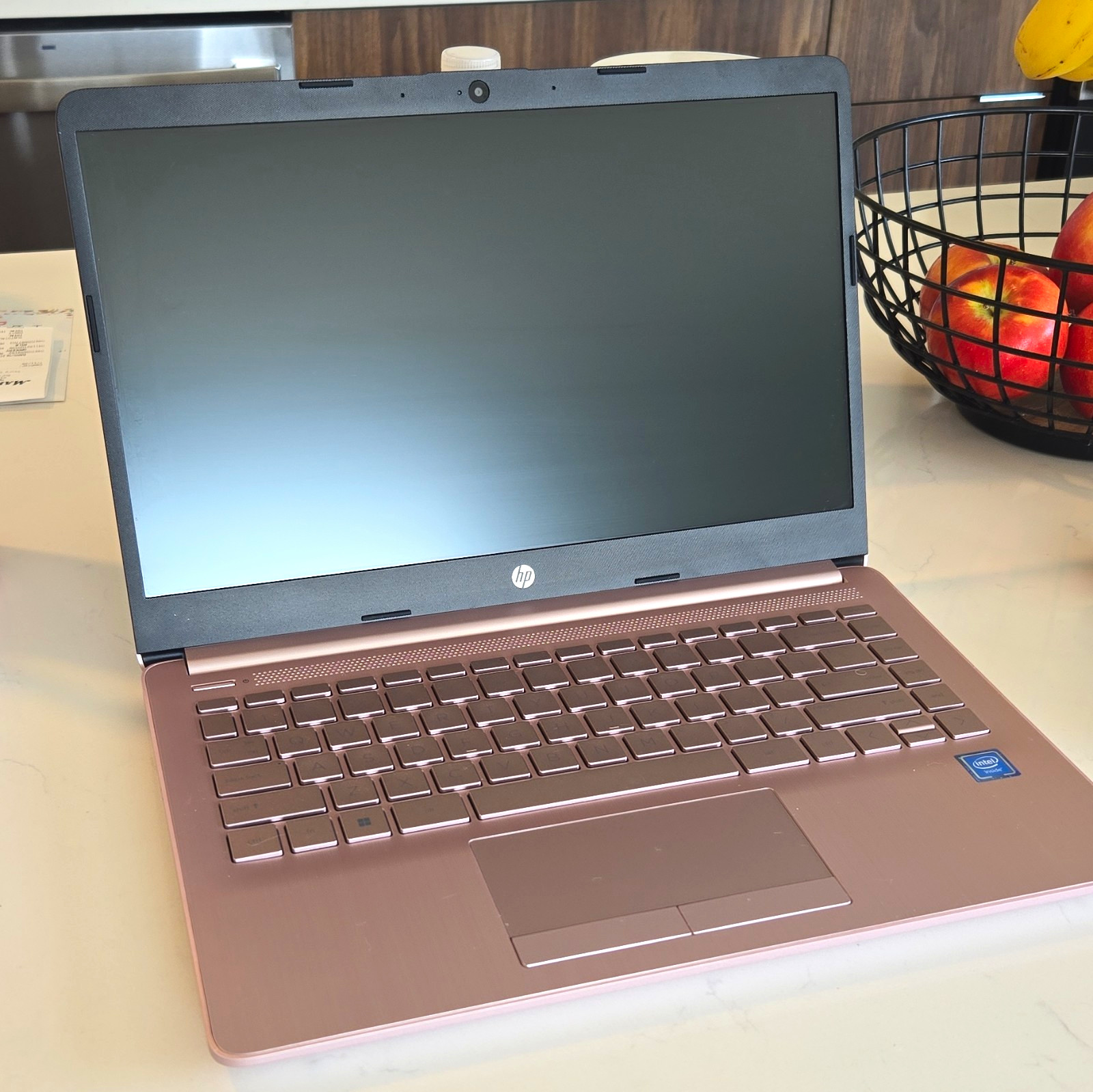 HP 14″ Pink Laptop Intel Celeron 4GB RAM 64GB eMMC Webcam Win 2019