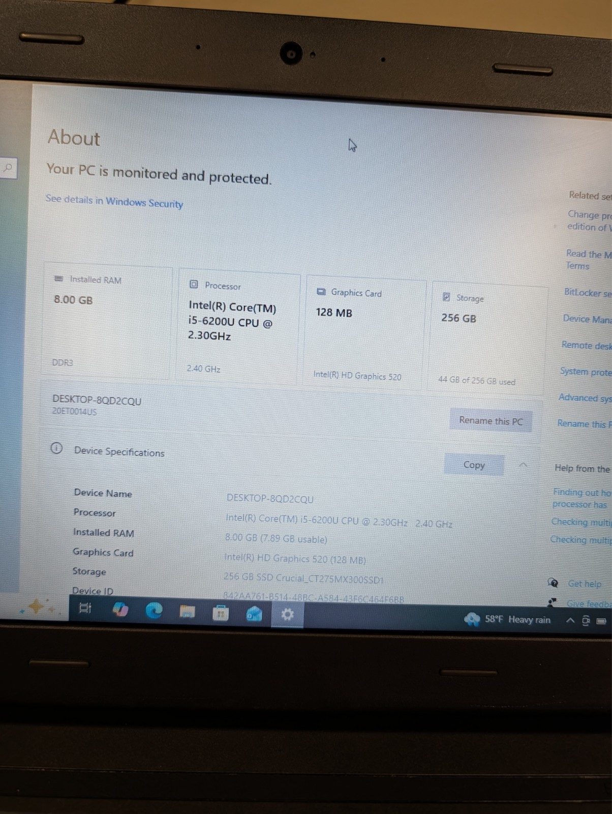 Lenovo ThinkPad E460, i5-6200U, 8GB RAM, 275GB SSD, Windows 10 Pro, 20ET0014US