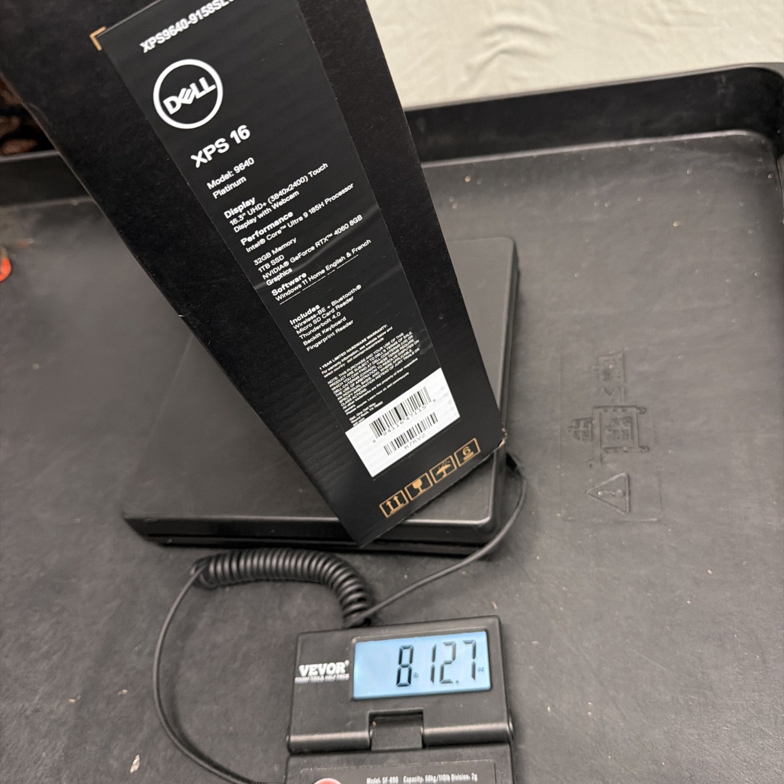 Dell XPS 16 Model 9640 Platinum 16.3” Touch Display/webcam 32GB 1TB SSD