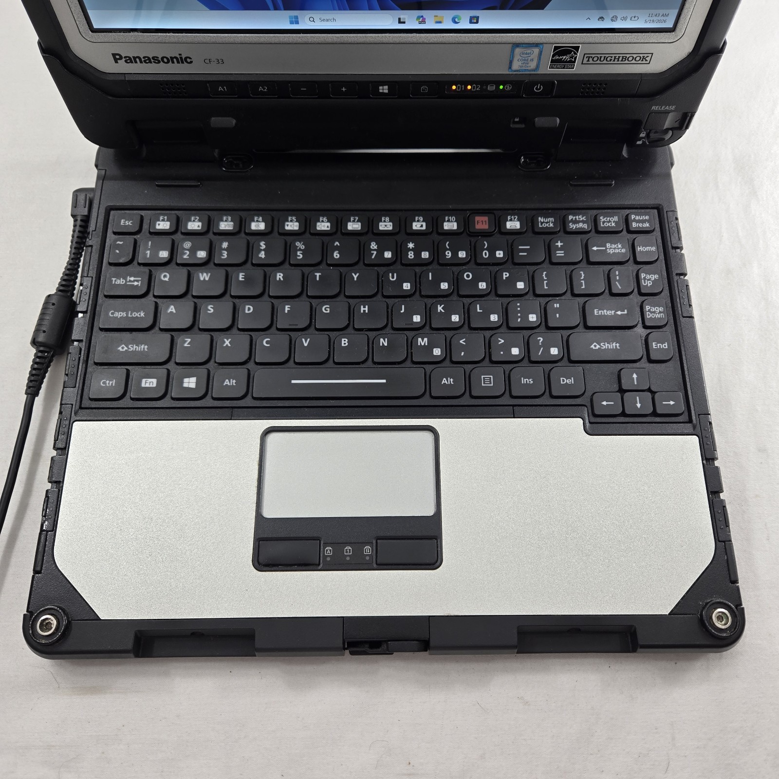 Panasonic Toughbook CF-33 i5-7300U 2.6GHz 256GB SSD 8GB Ram 4G — W11 — Grade B