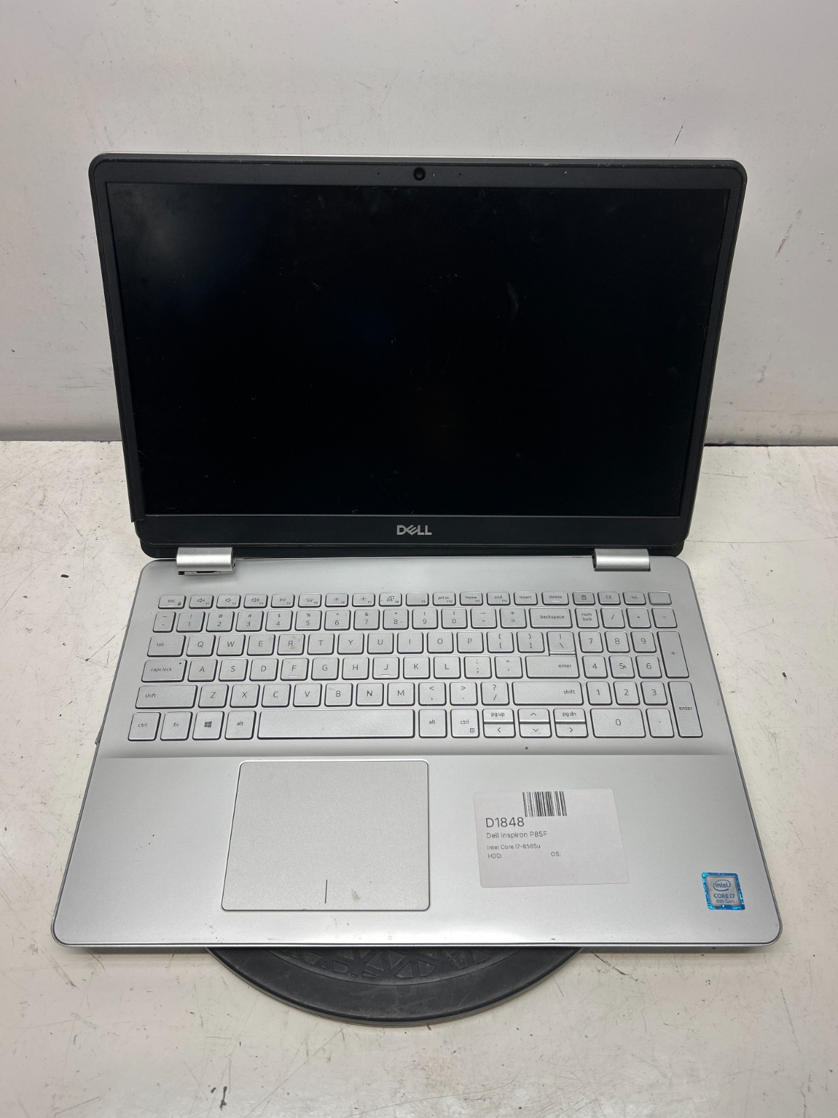 Dell Inspiron 15 5584 Intel Core i7-8565u NO RAM NO HDD NO BAT – FOR PARTS
