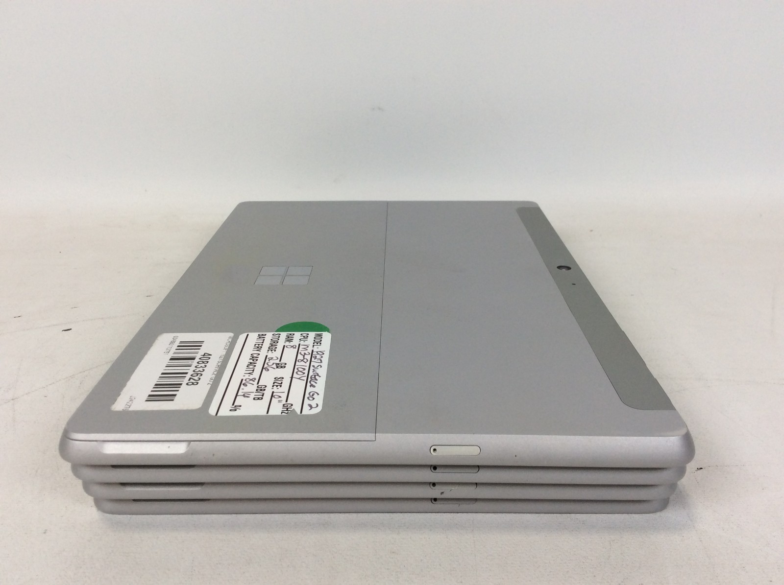Microsoft Surface Go 2 Tablet 1927 M3-8100Y 1.1GHz 8GB 256GB SSD Batt Cap +86%