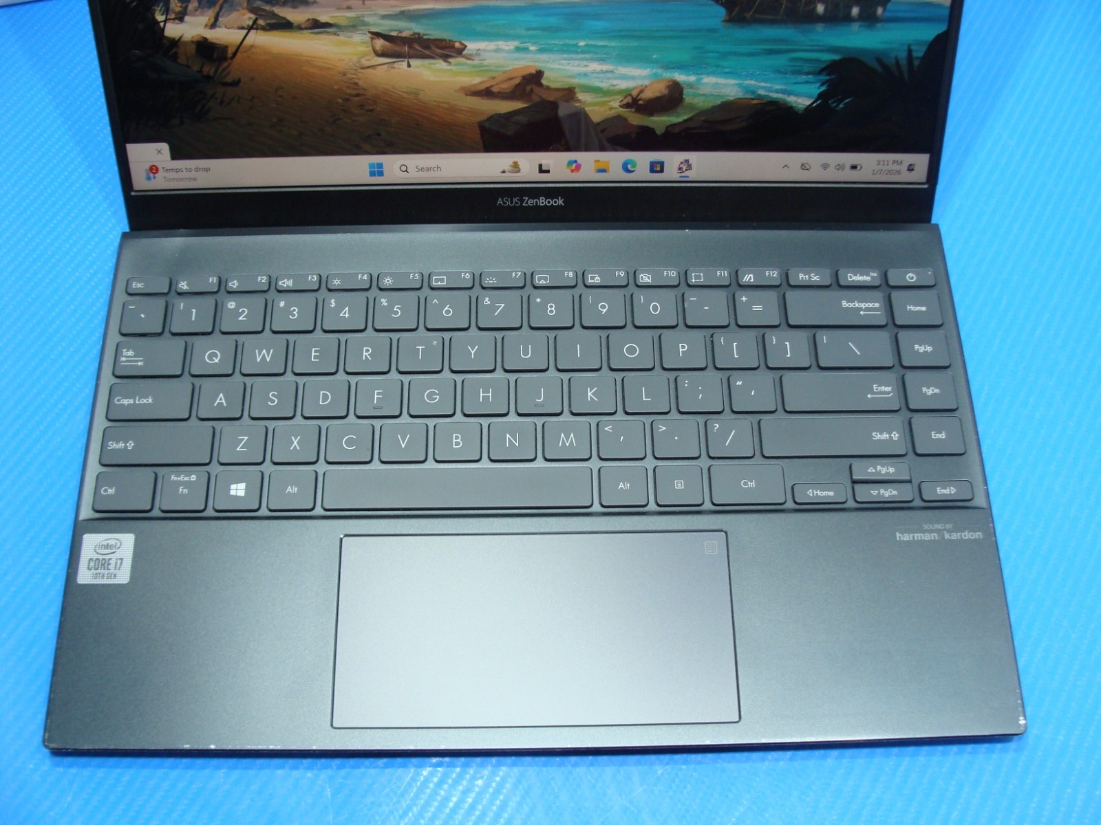 Asus ZenBook UX425JA 14″FHD i7-1065G7 1.3GHz 8GB 512GB SSD Win 11Home +PA