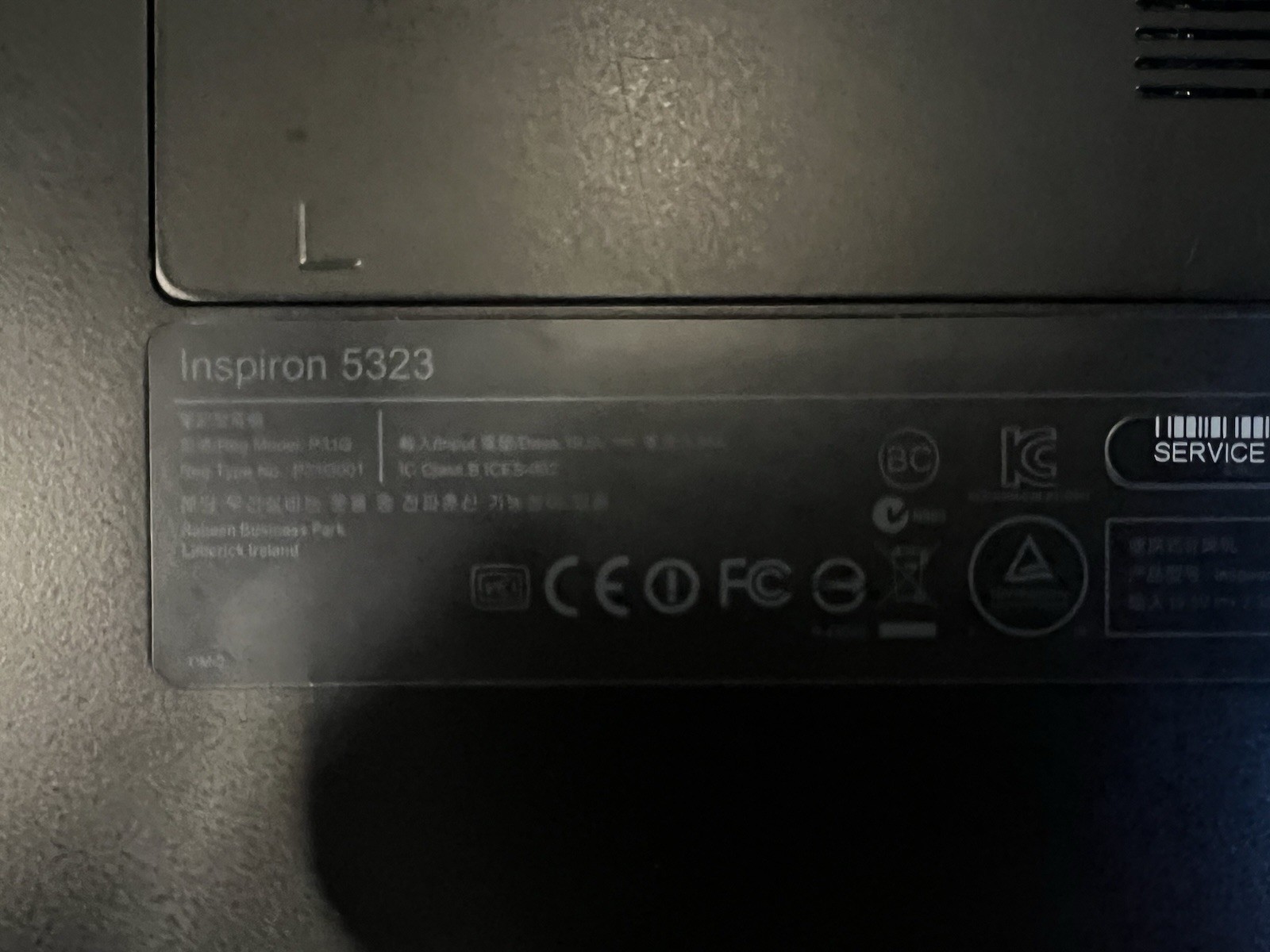 Dell Inspiron 5323 i3-3227U 4GB RAM UNTESTED
