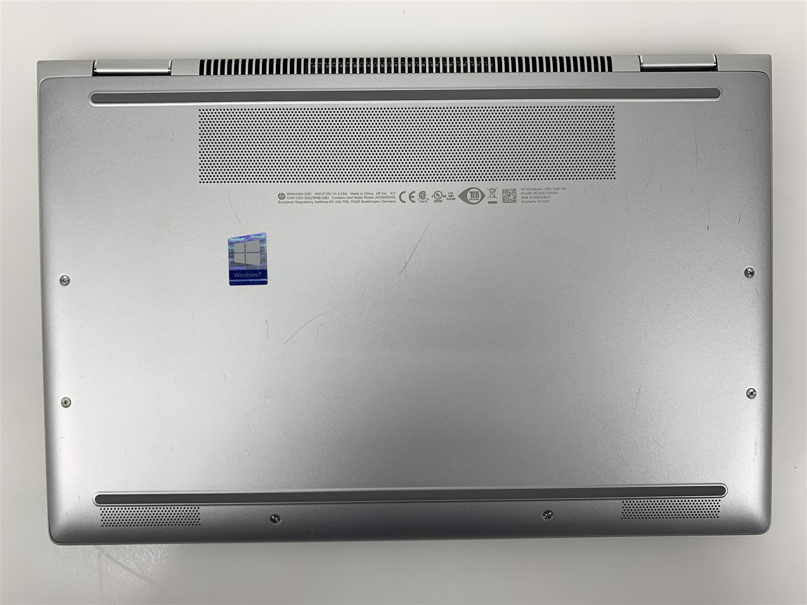HP EliteBook x360 1040 G6 Intel i7-8565U 1.80GHz 8GB RAM 256GB NVMe Win11Pro 14″