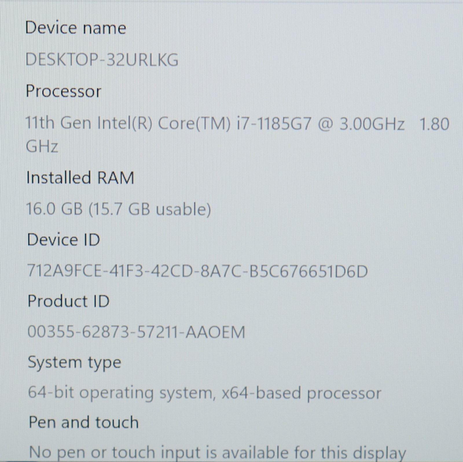 Dell Latitude 7420 Intel Core I7-1185G7 3.00GHz 16GB RAM 256GB SSD Win 11 Pro