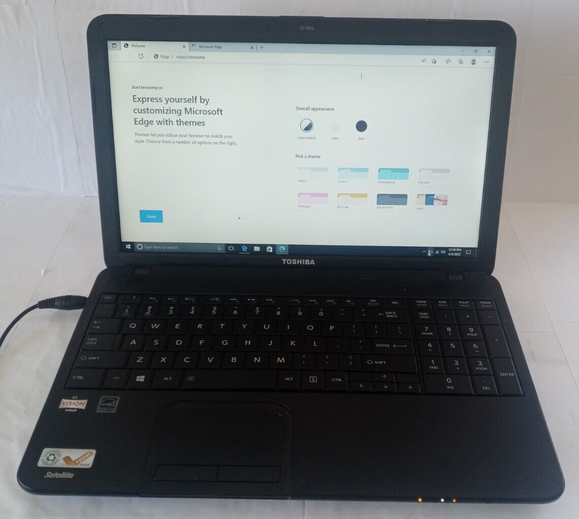 TOSHIBA SATELLITE C855D-S5167 500GB 4GB AMD E1-1200APU 1.40GHz Win 10 HOME