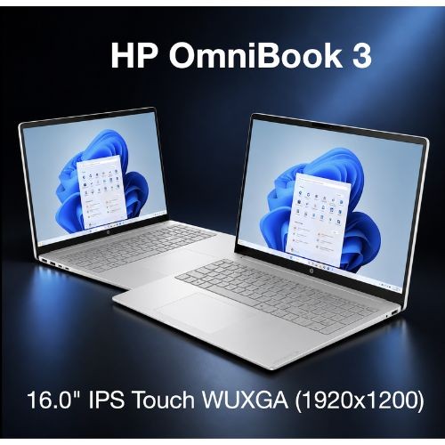 HP OmniBook 3 16.0″ Touch WUXGA AMD Ryzen 5 40 2.80GHz 16GB RAM 256GB SSD W11H