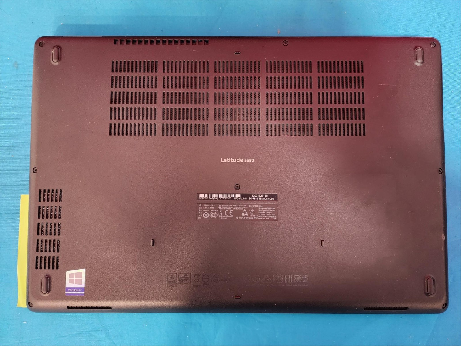 TOUCH Dell Latitude 5580 15.6″ FHD i5 8GB 128GB Thunderbolt EXT Battery Win11Pro