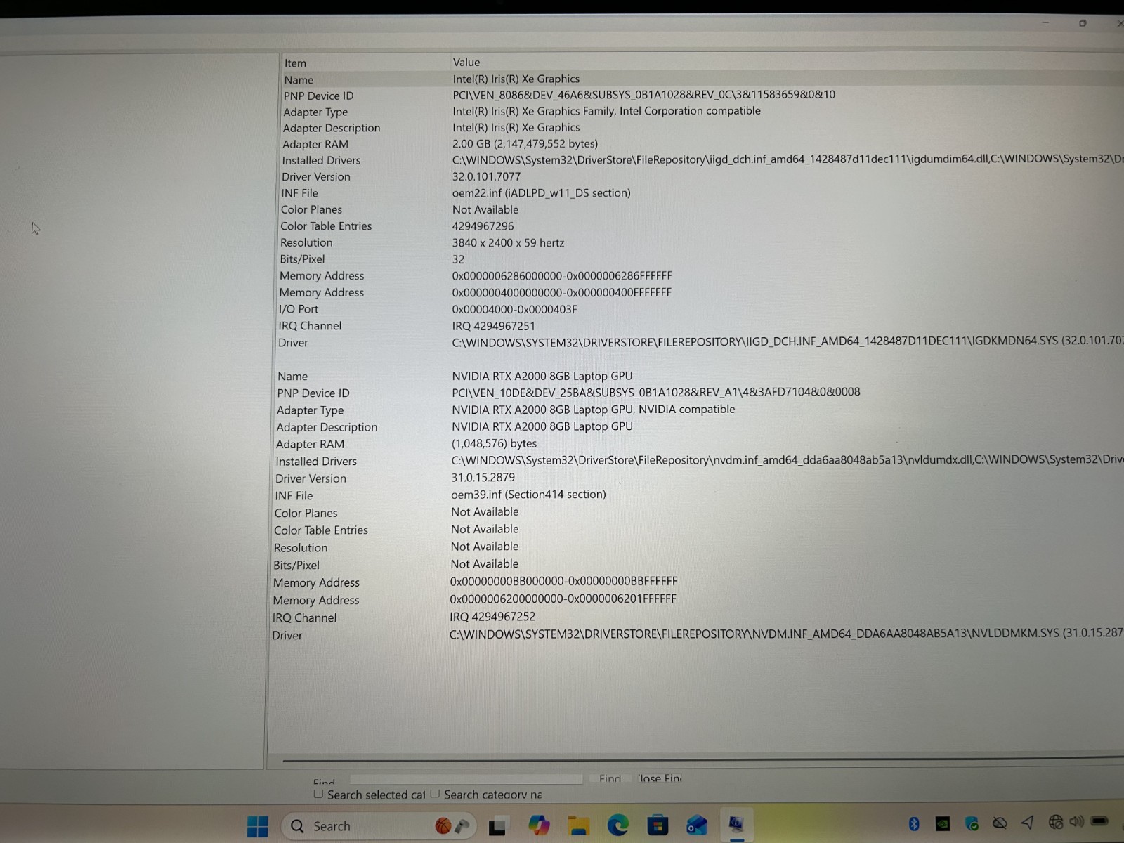 Dell Precision 5570 15.6″ TOUCHSCREEN Core i9-12900H 2 TB NVMe SSD 32GB RAM