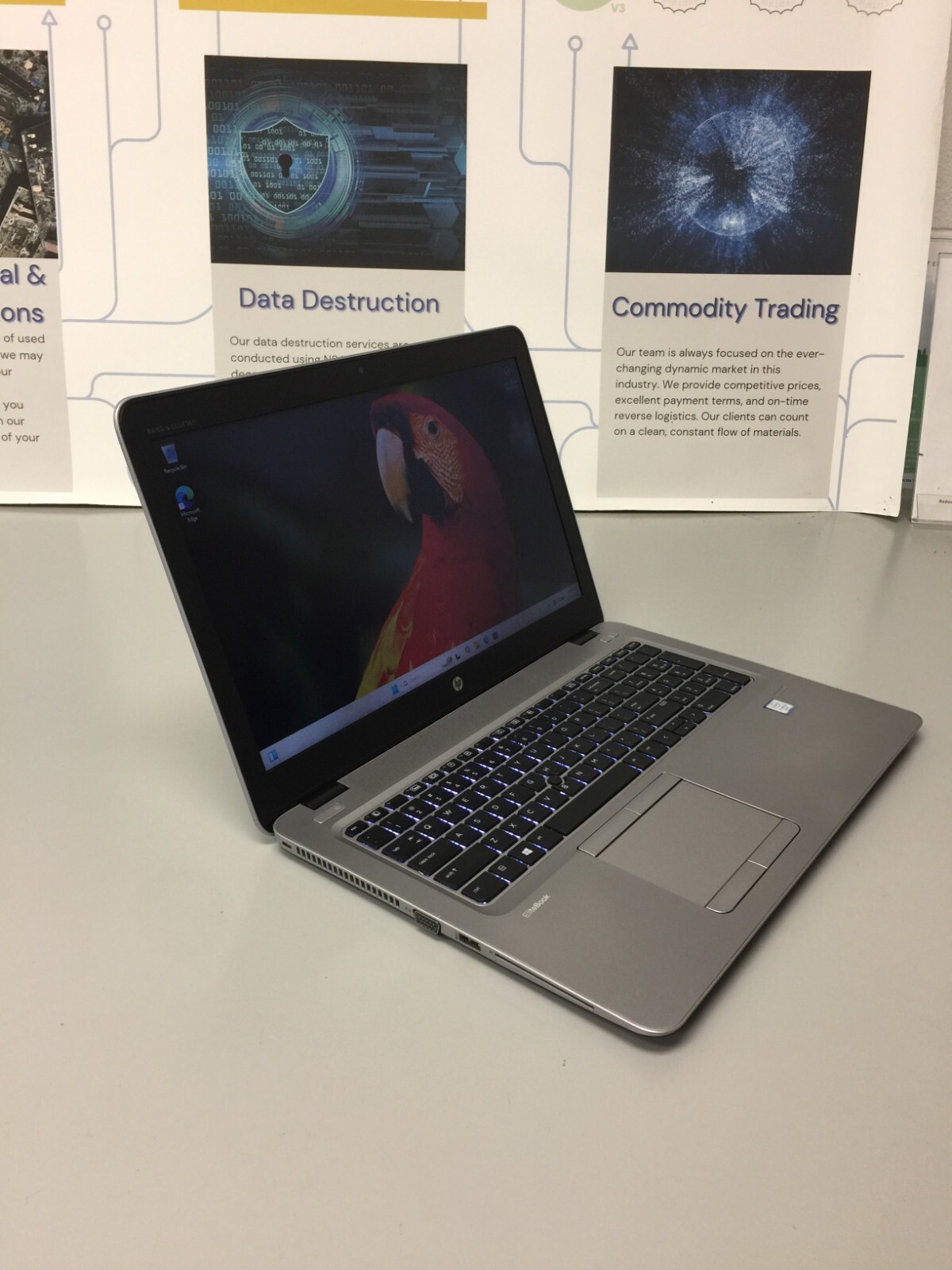 HP EliteBook 850 G3 15.6″ (256GB Core i5 6th gen 2.30GHz 8GB RAM WIN 11 PRO