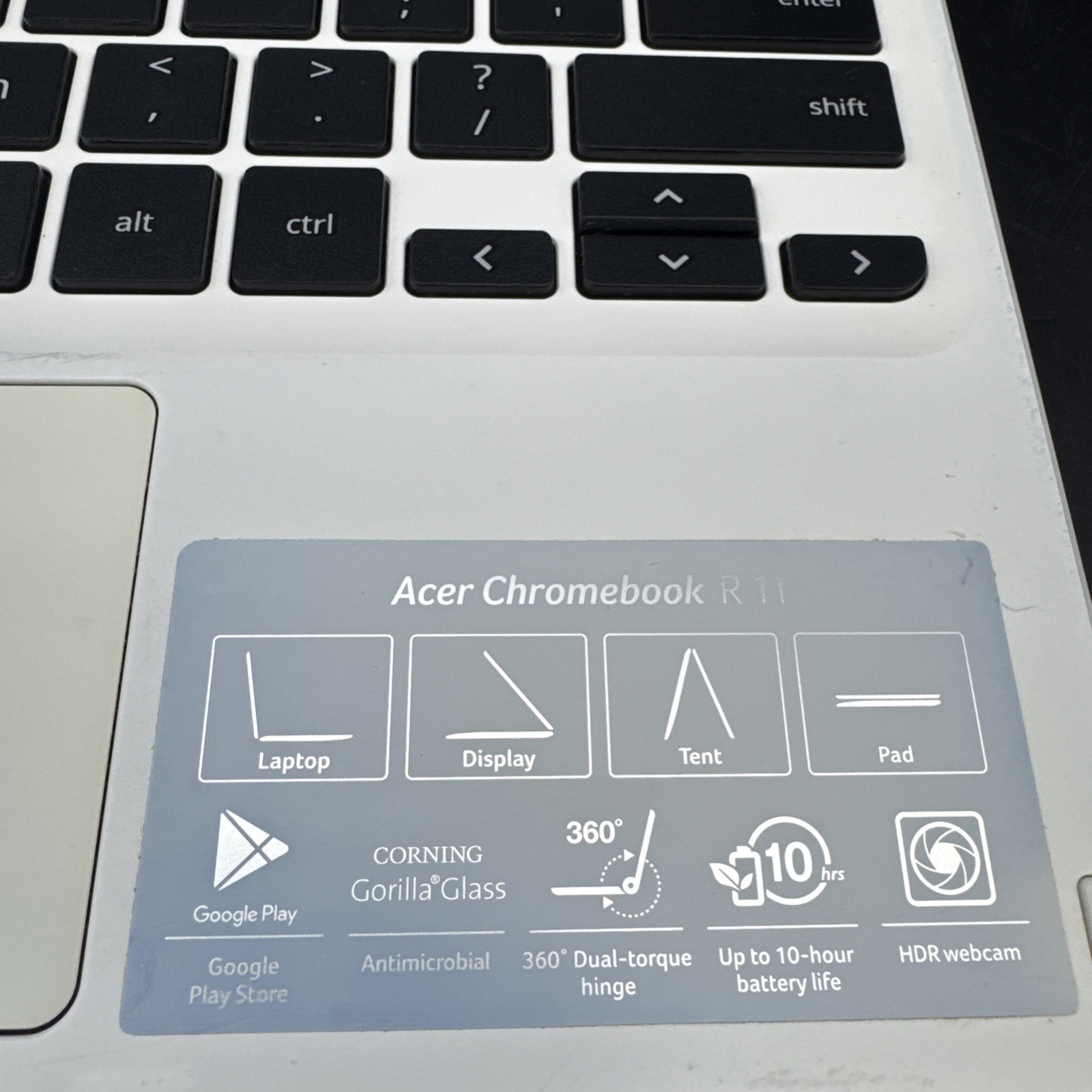 Acer Purple 13” Chromebook R11 Laptop Model N15Q8