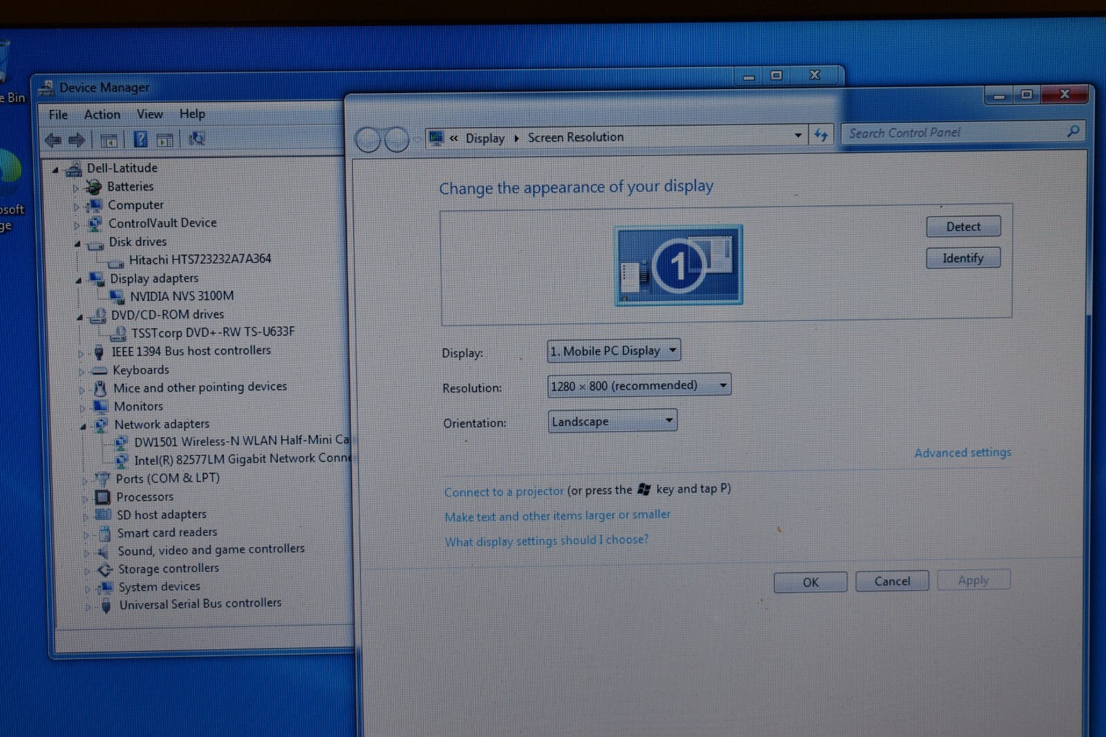 Dell Latitude E6410 Intel Core i7-620M 4GB RAM 250GB HDD Windows 7 Pro 32-bit