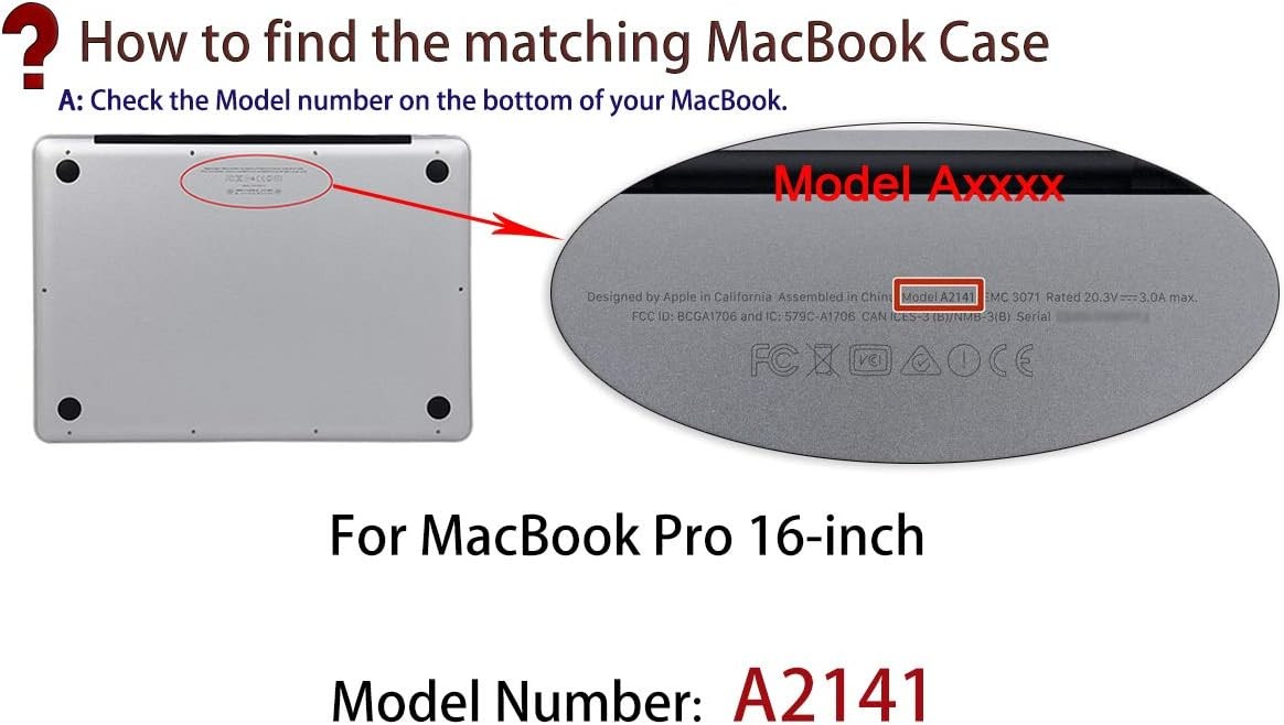 Smooth Matte Hard Shell Case Cover for MacBook Pro 16 inch with Touch Bar & USB-