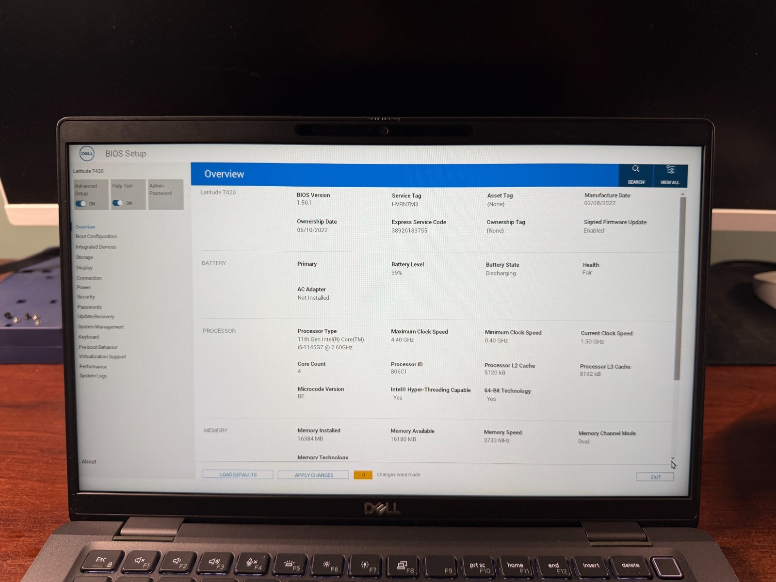 Dell Latitude 7420 14″ Laptop FHD Touch Core i5-1145G7 16GB 256GB SSD Win11P LTE
