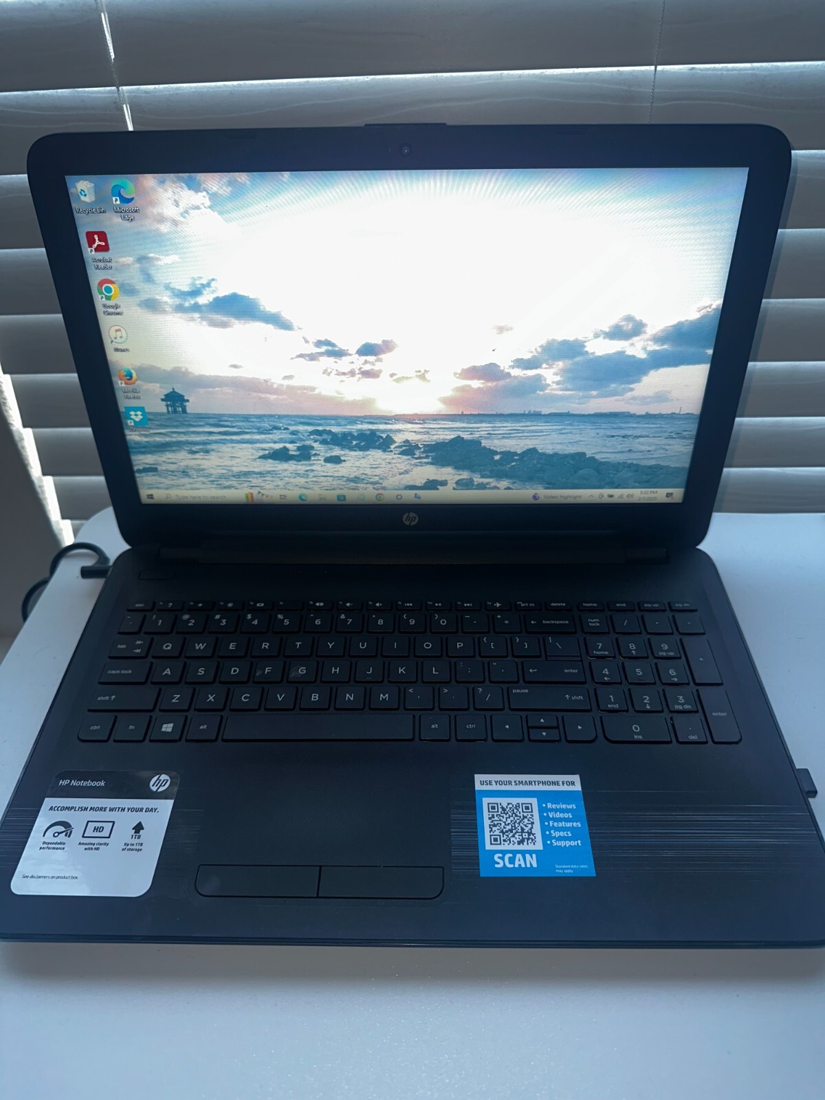 Hp Notebook Laptop, Black, Great Condition, Comes with Charger.