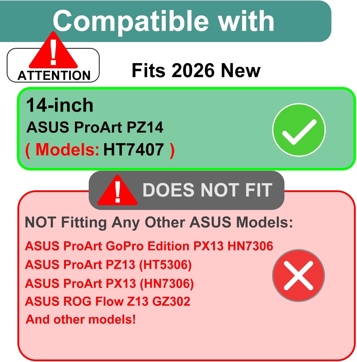 2 Pack Block Blue Light Screen Protector for 2026 New ASUS ProArt PZ14 Laptop