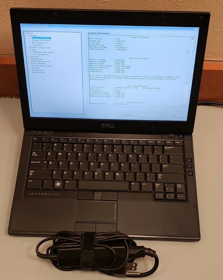 Dell Latitude E4310 Core i7 M620 6GB RAM 640GB HDD BLUETOOTH KEYBOARD BACKLIT