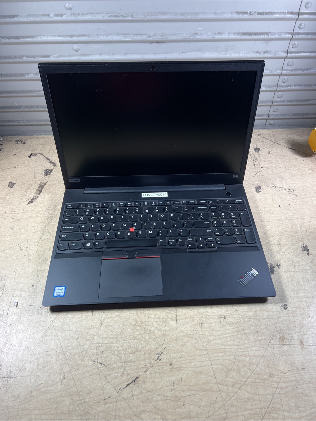 THINKPAD LENOVO E590 INTEL CORE I3-8145U 2.10GHZ 8GB RAM **NO HD/ NO CADDIE